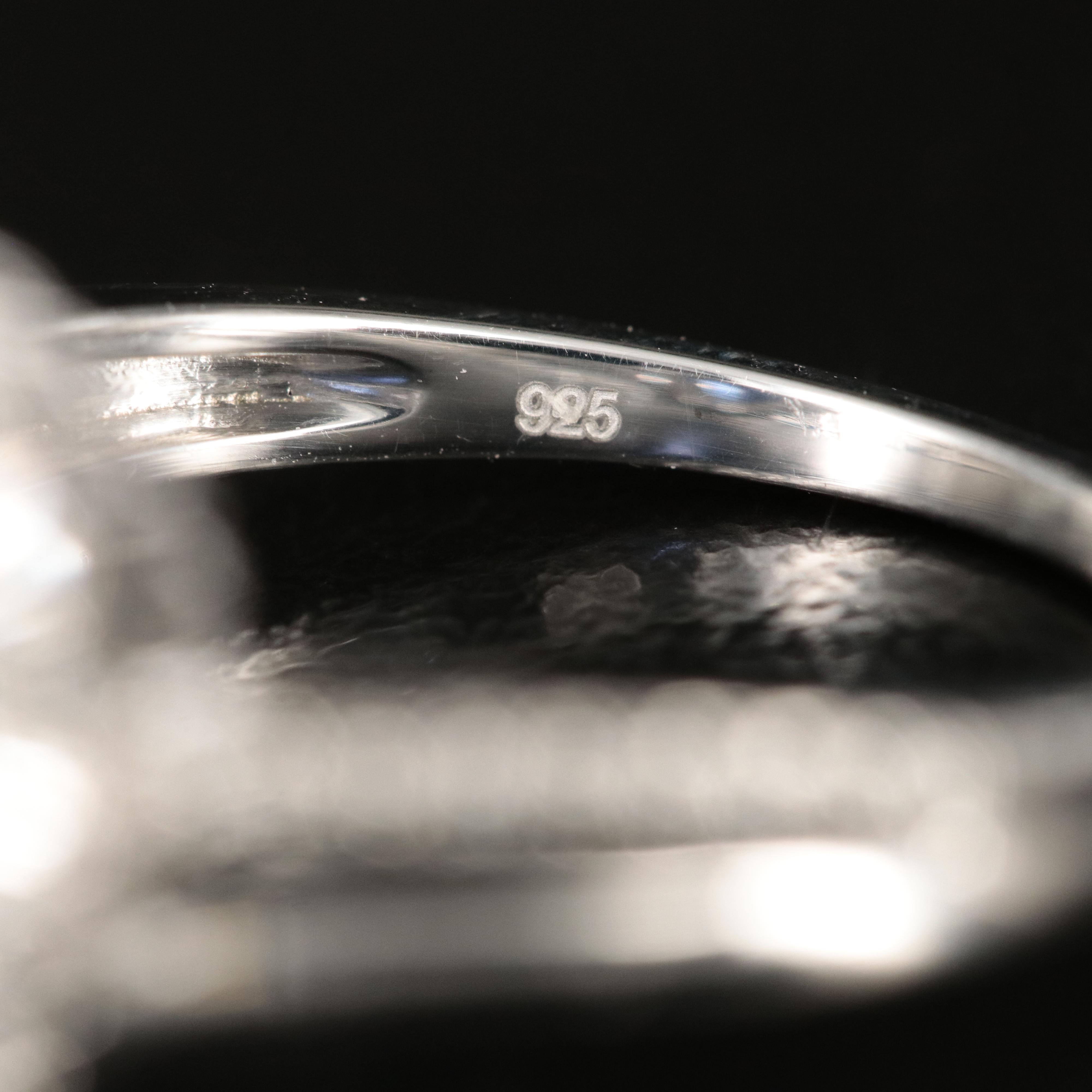 Sterling Sapphire Ring