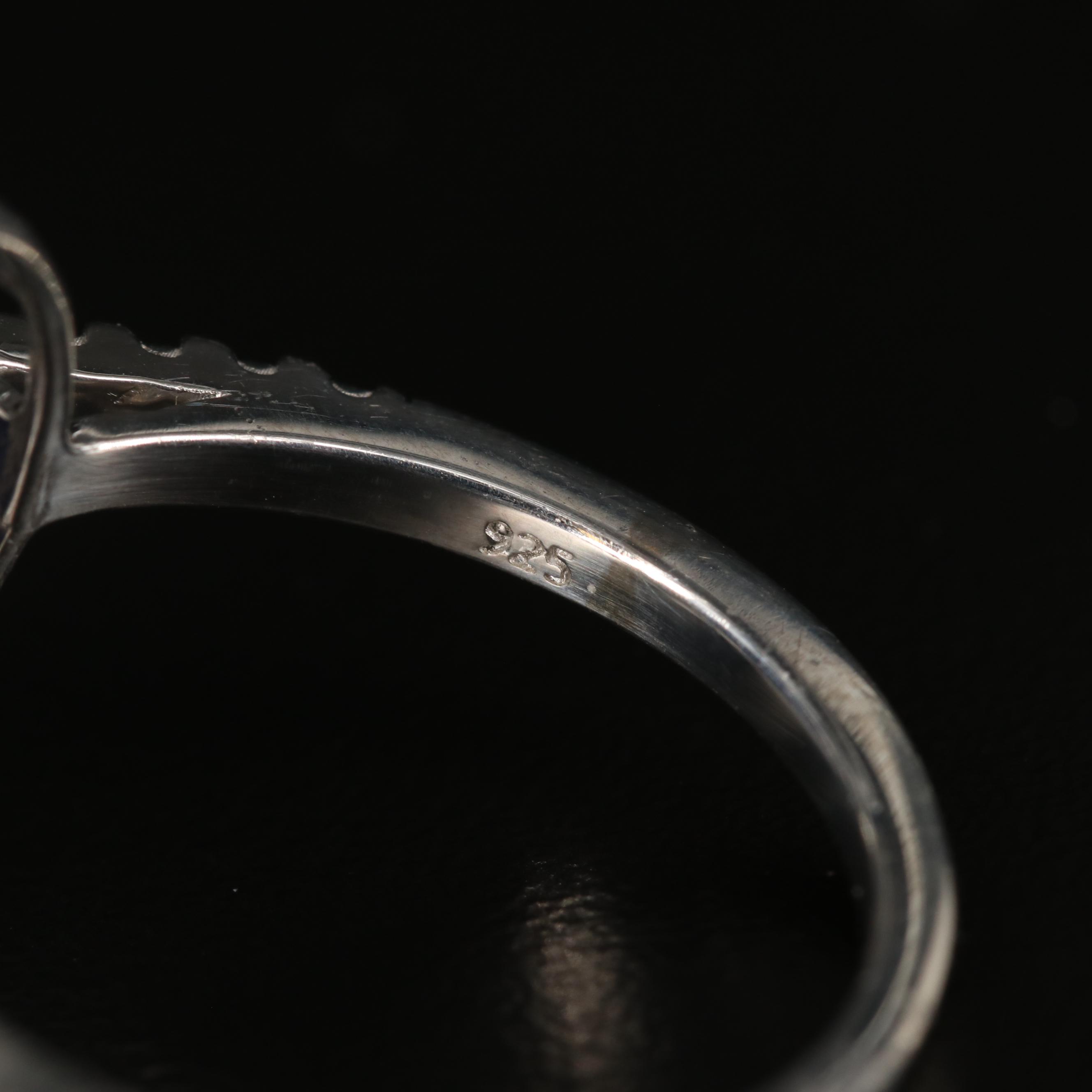 Sterling Sapphire Ring