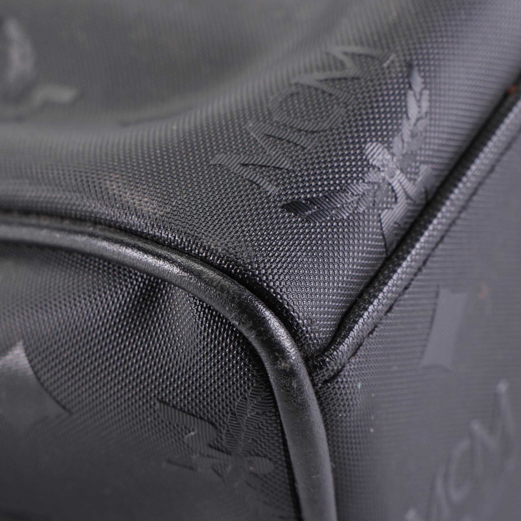 MCM Black Visetos Nylon Shoulder Bag