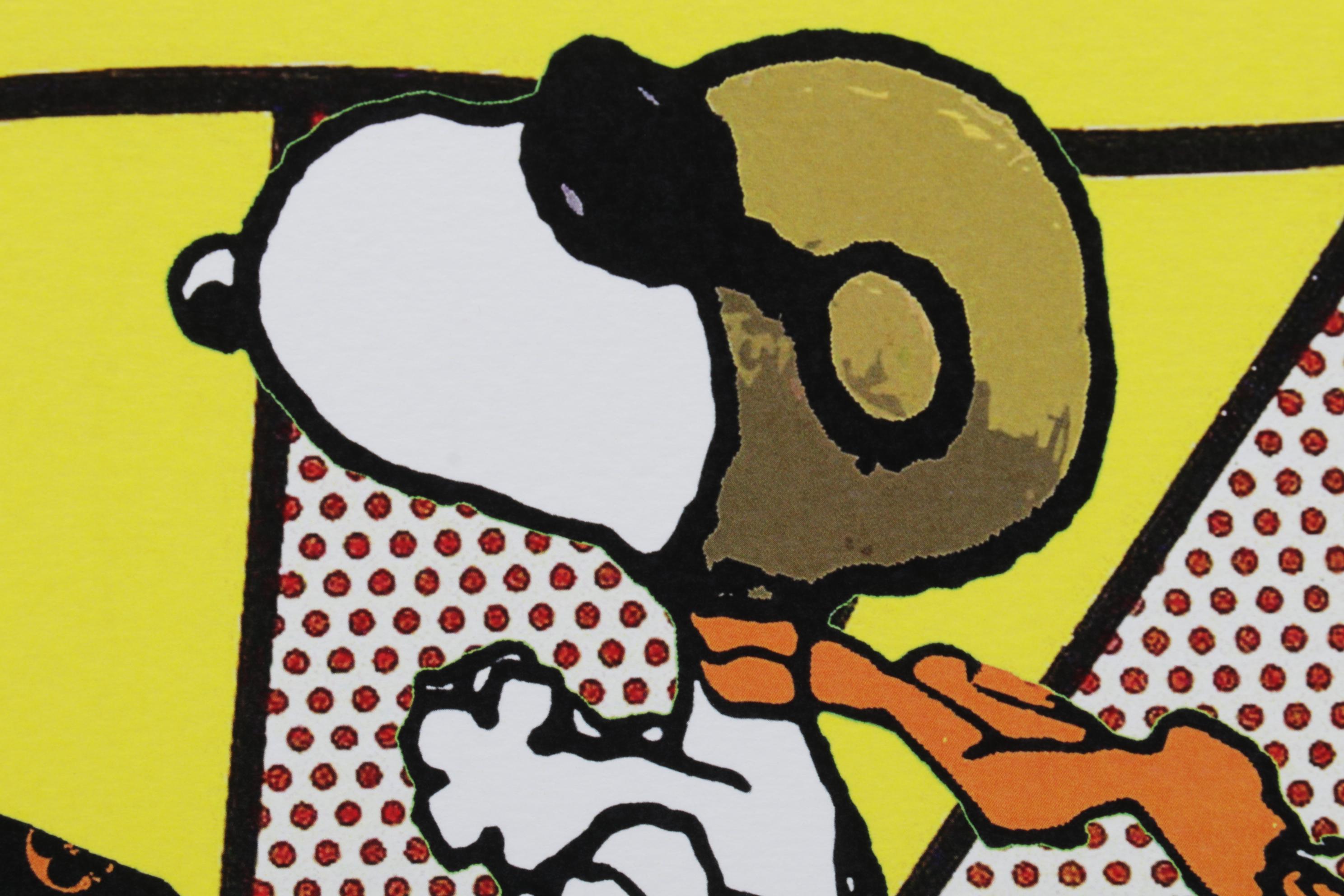 Death NYC Digital Pop Art Print "Snoopy as the Red Baron / Louis Vuitton," 2022