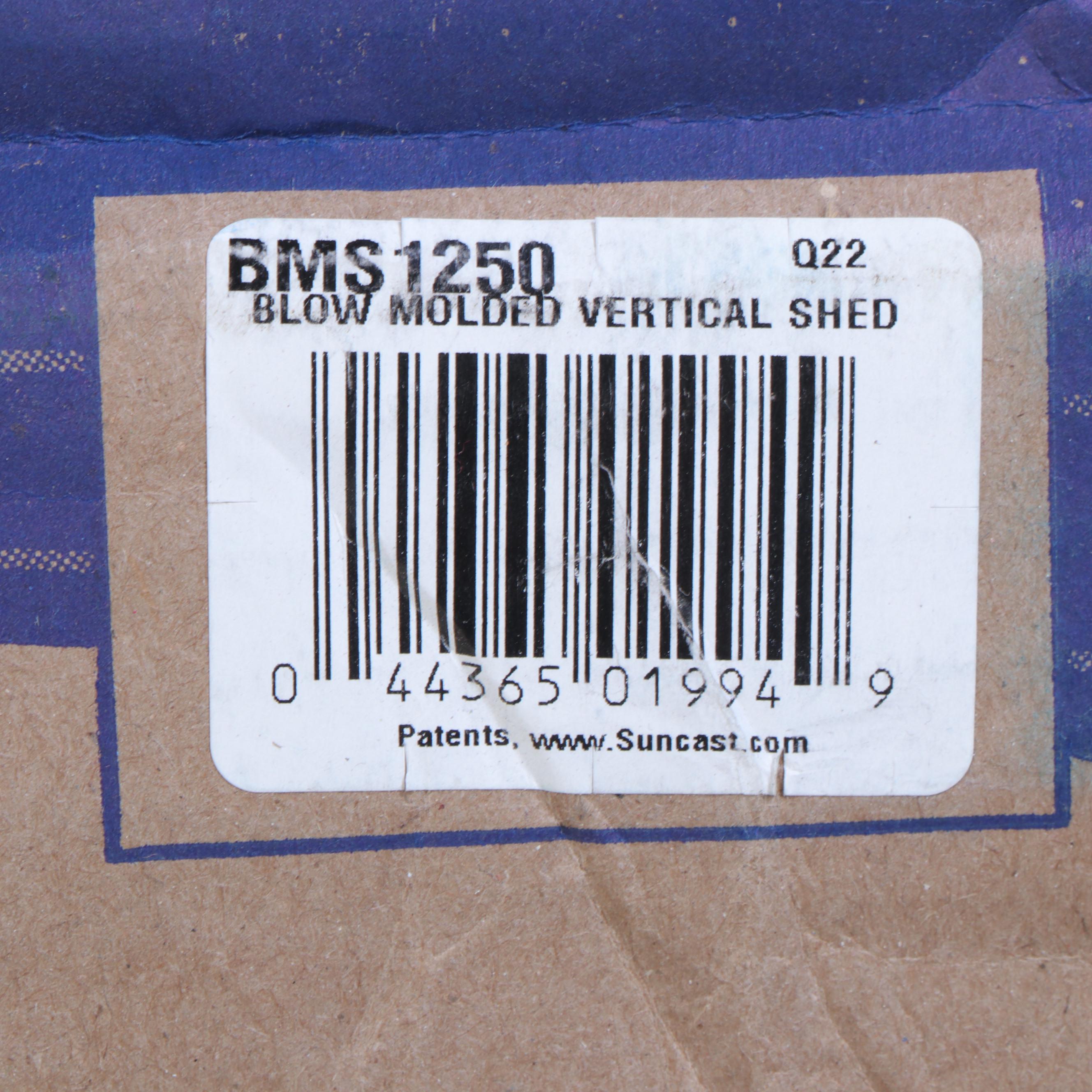 Suncast Plastic Vertical Shed