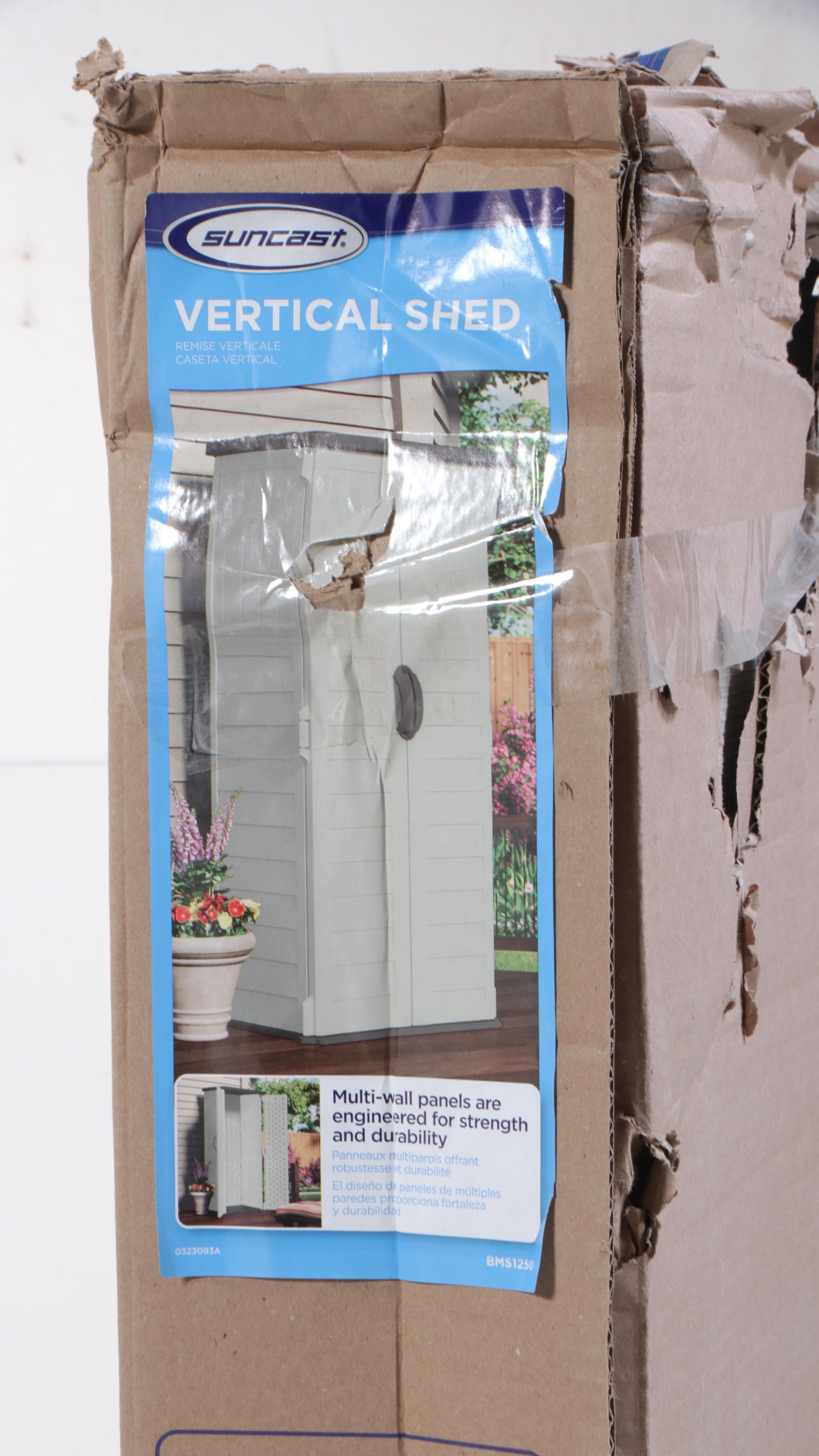 Suncast Plastic Vertical Shed