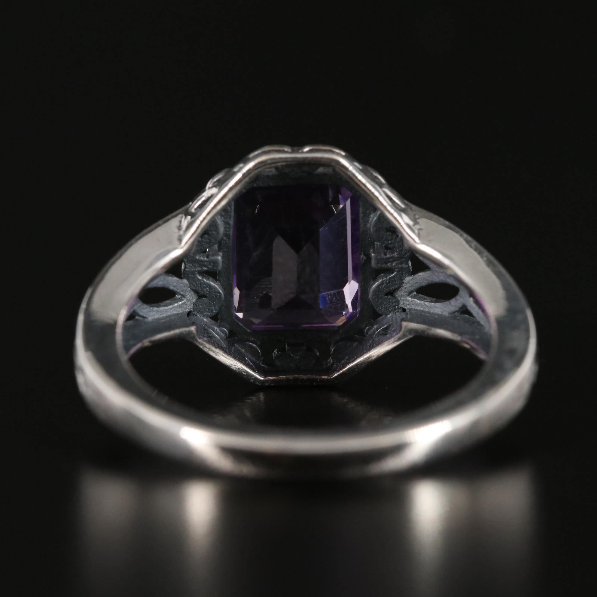Sterling Amethyst Ring
