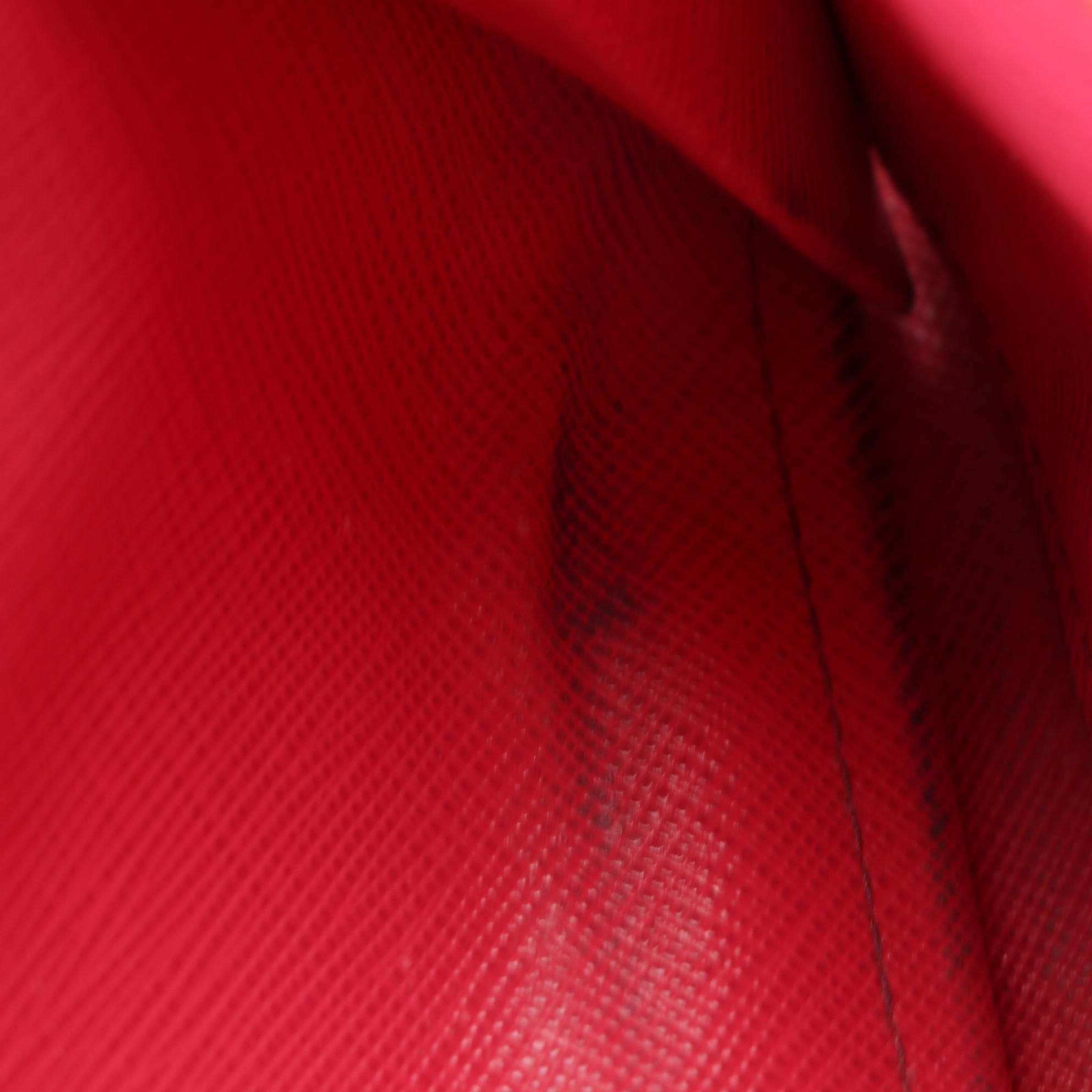 Prada Saffiano Leather Zip Wallet