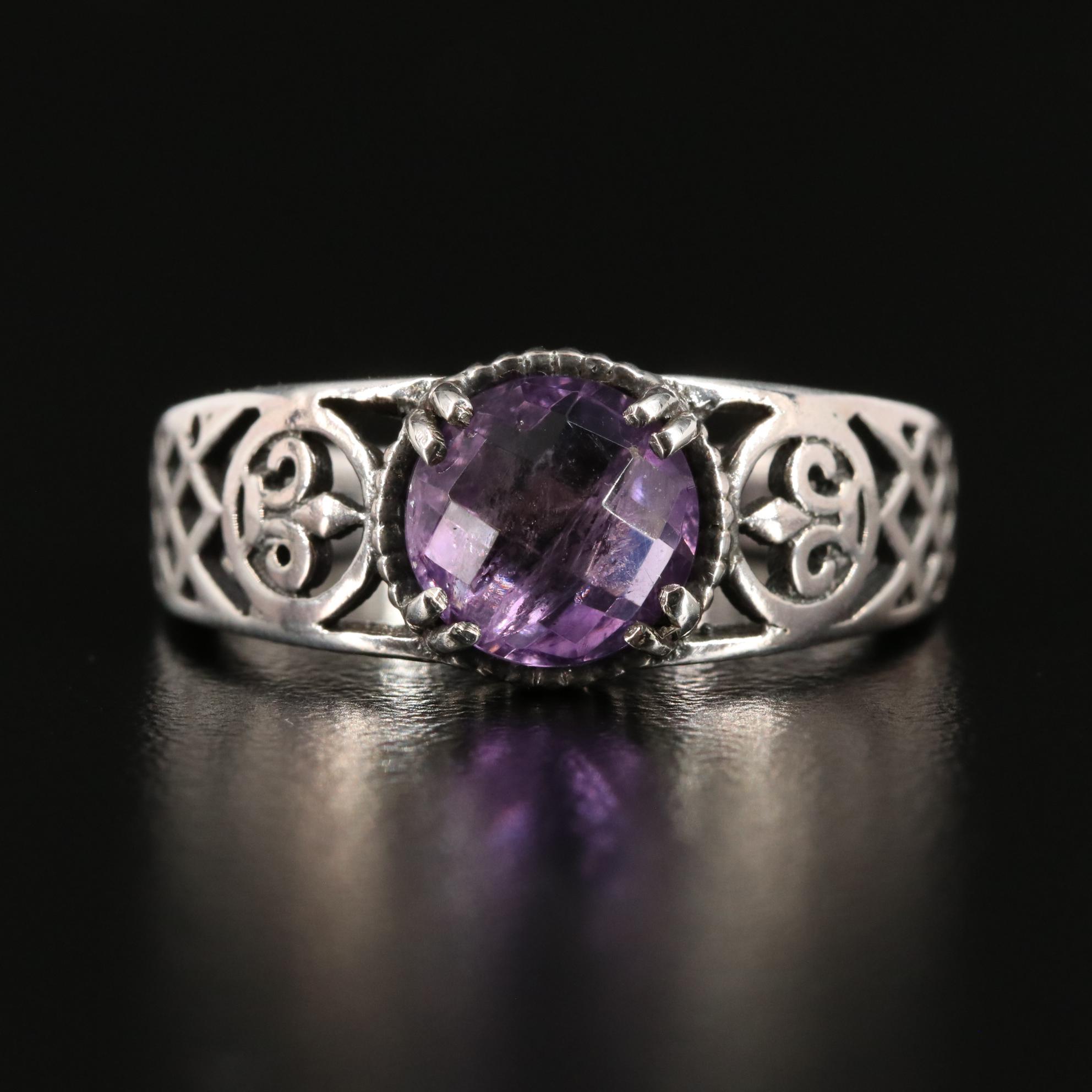 Sterling Amethyst Ring