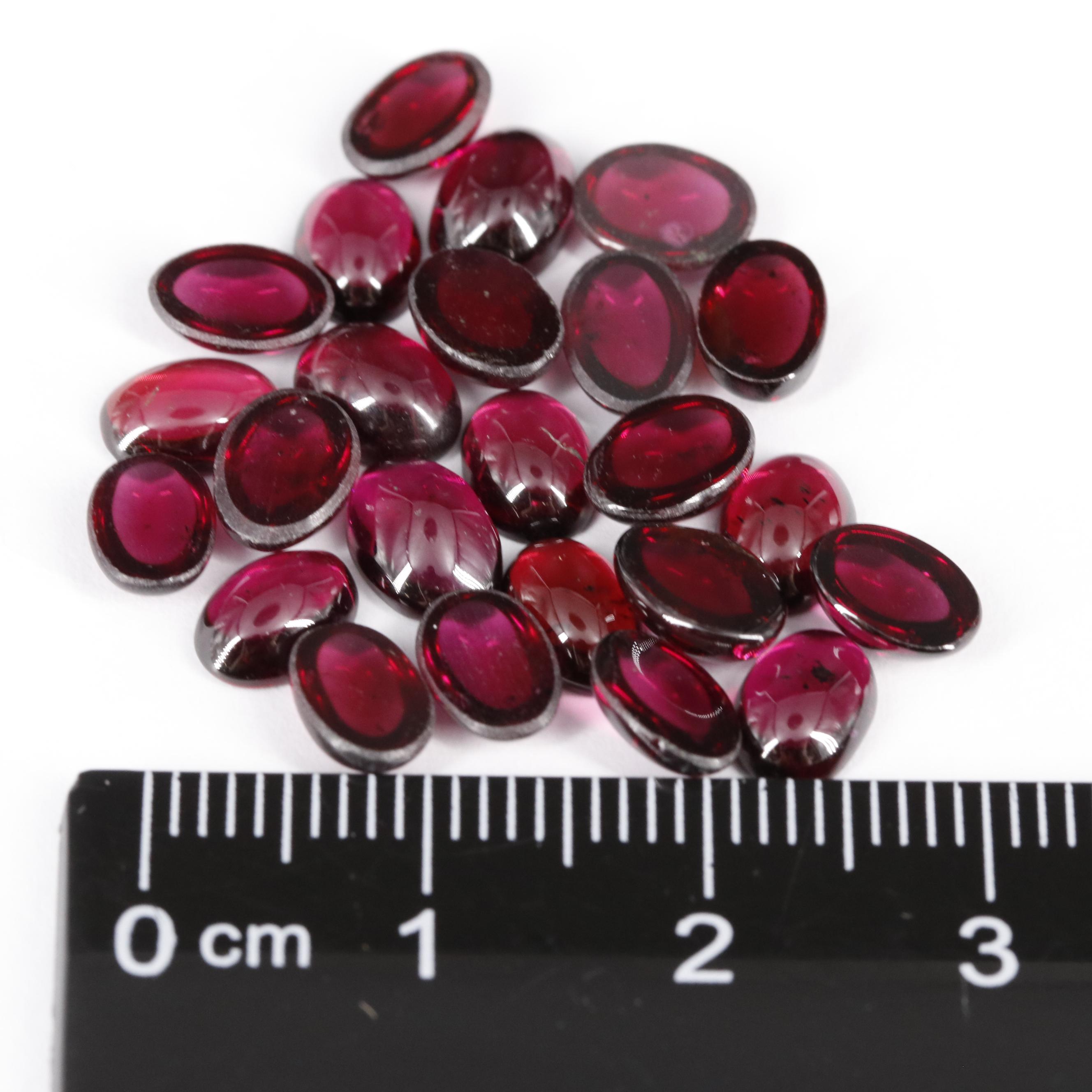 Loose 23.75 CTW Rhodolite Garnet Lot
