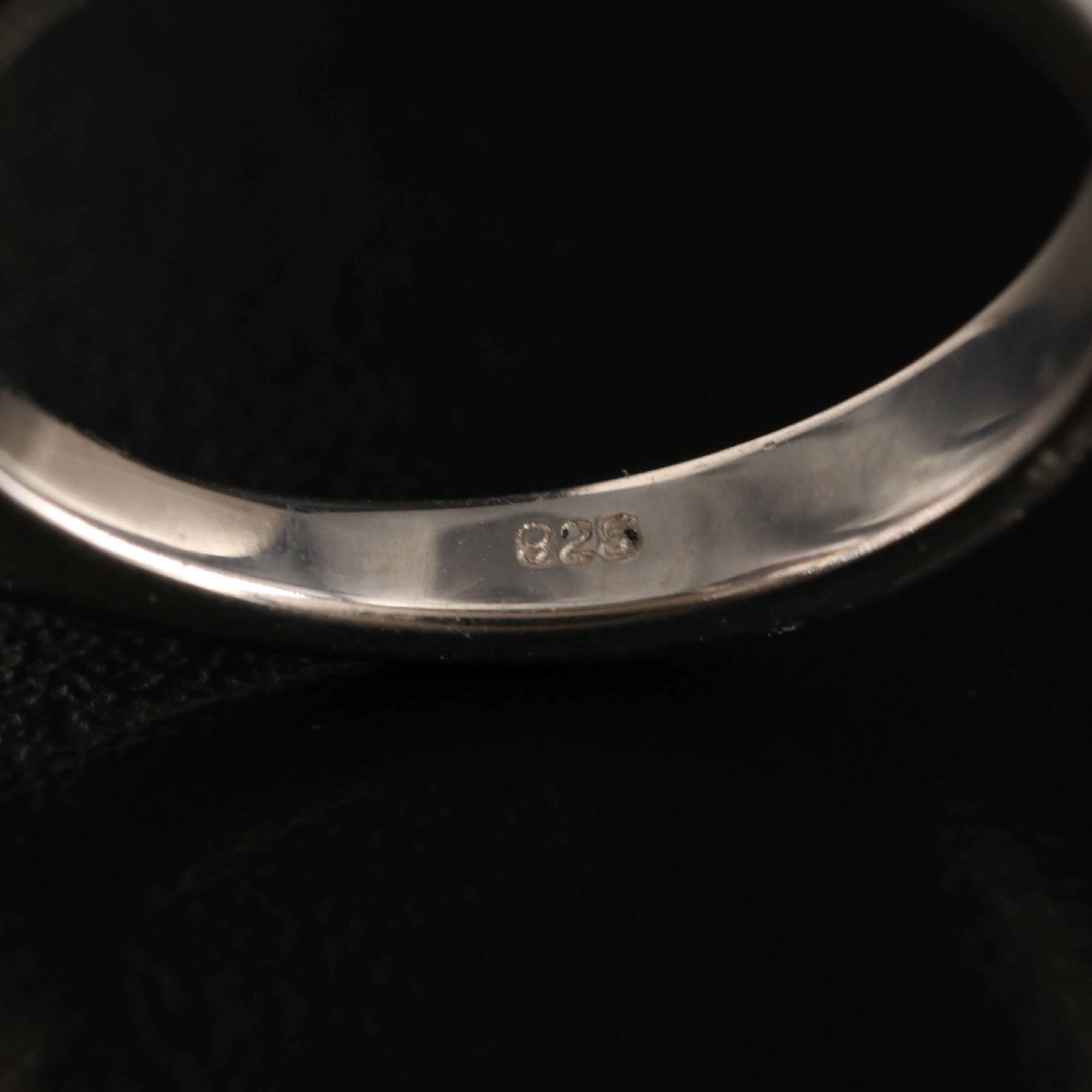 Sterling Amethyst Bow Ring