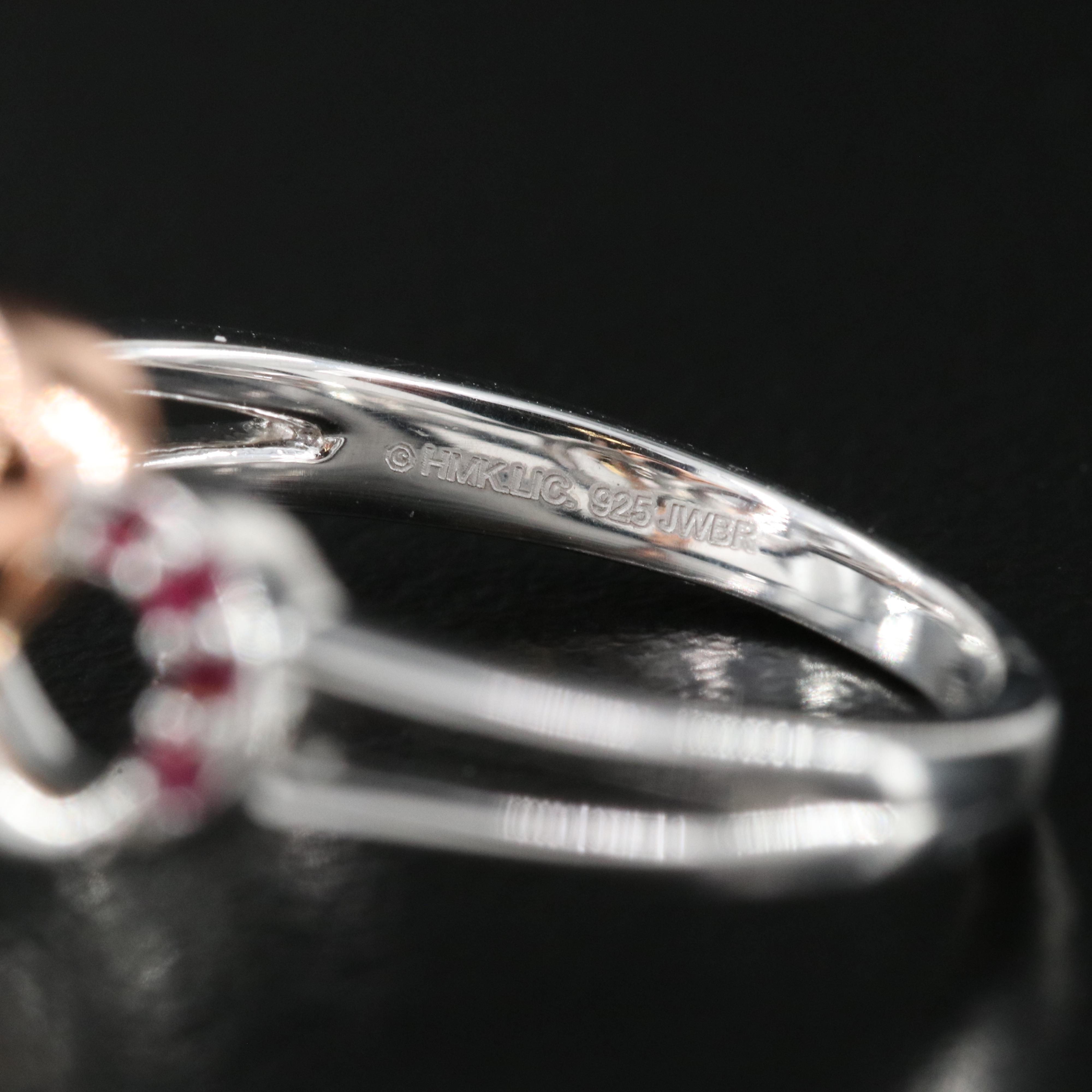 Sterling Ruby ad Diamond Infinity Heart Ring