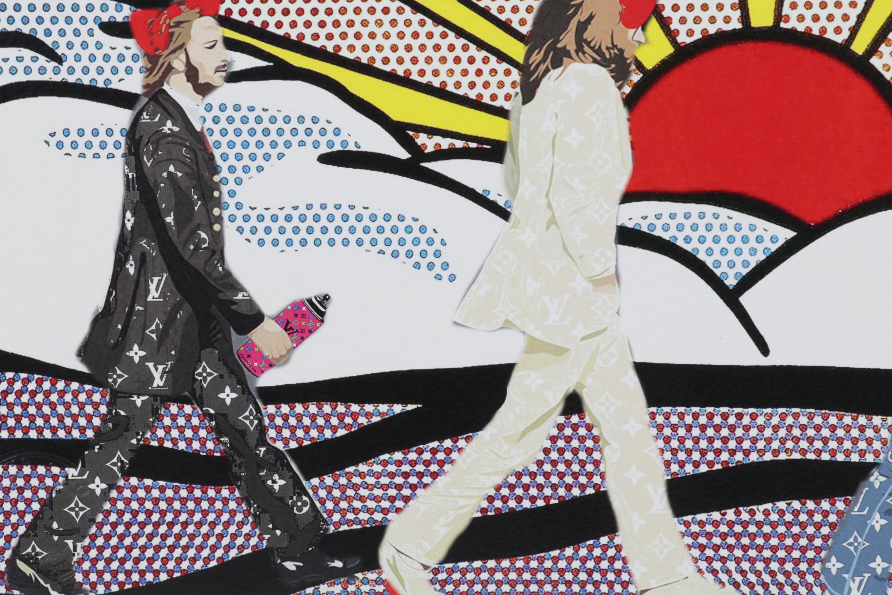Death NYC Digital Pop Art Print "Abbey Road / Louis Vuitton," 2022