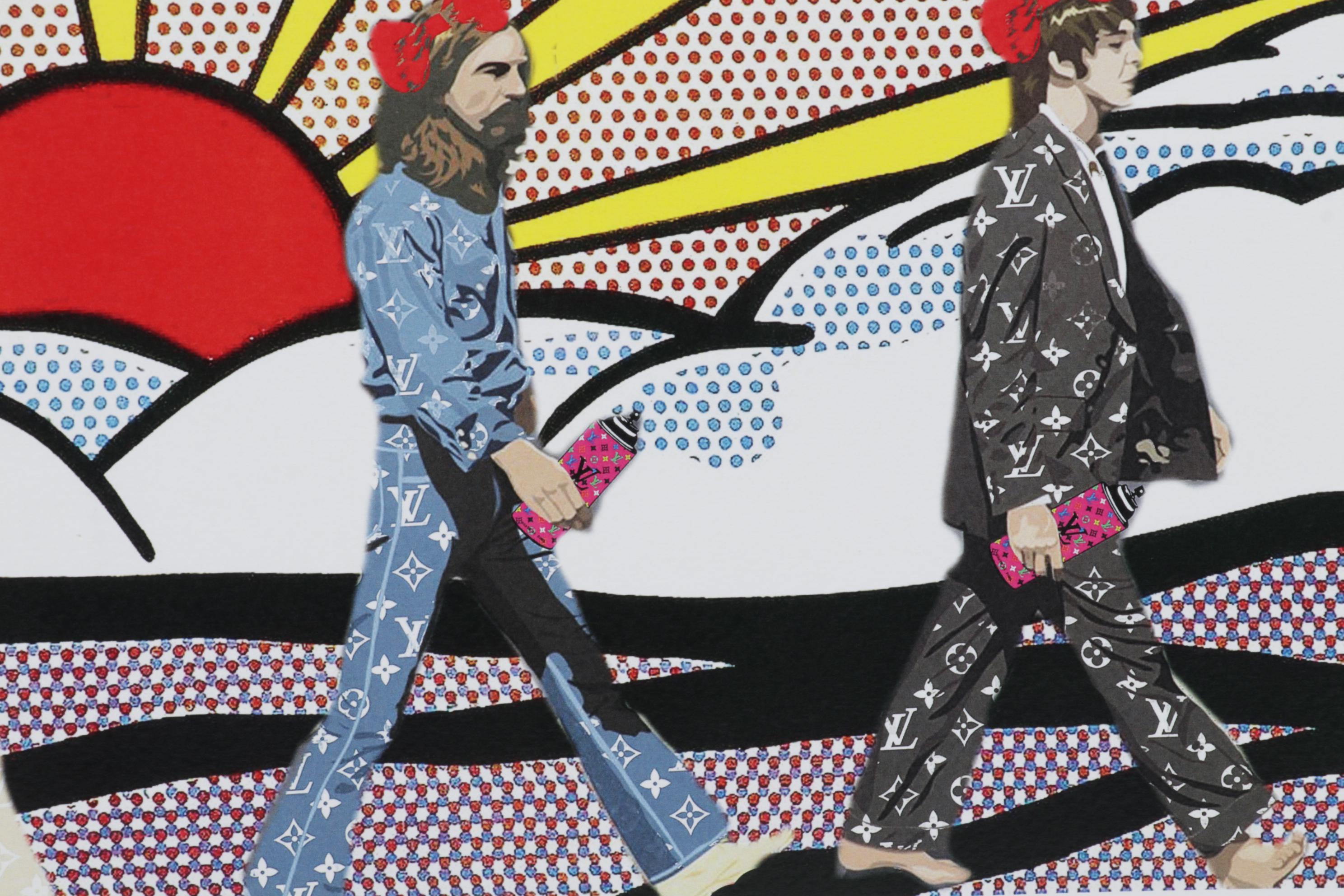 Death NYC Digital Pop Art Print "Abbey Road / Louis Vuitton," 2022