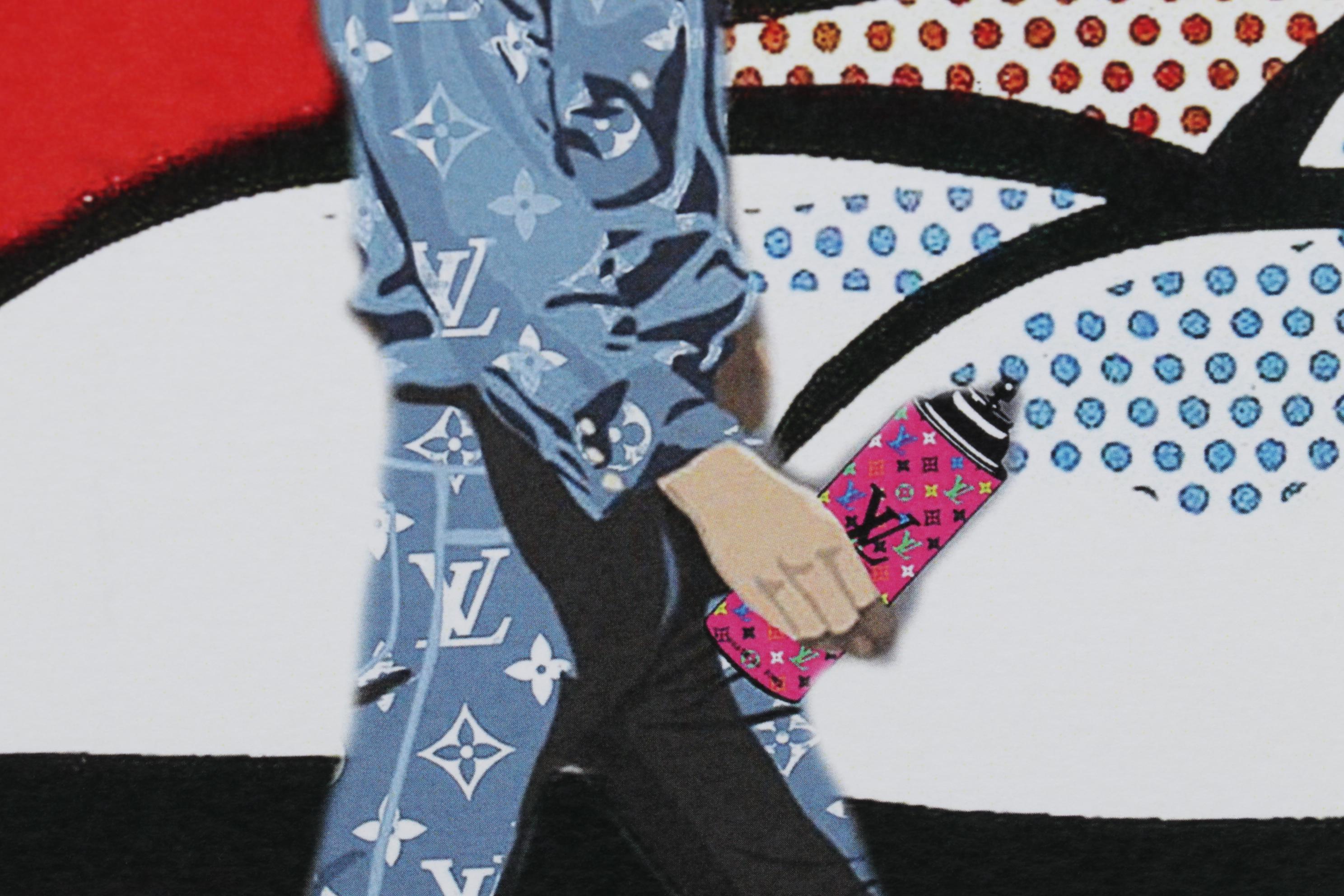 Death NYC Digital Pop Art Print "Abbey Road / Louis Vuitton," 2022