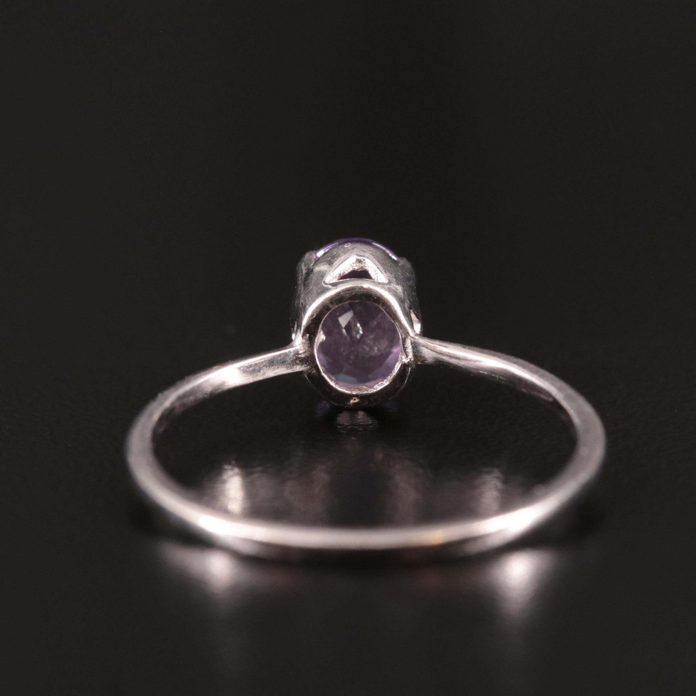 Sterling Silver Amethyst Ring