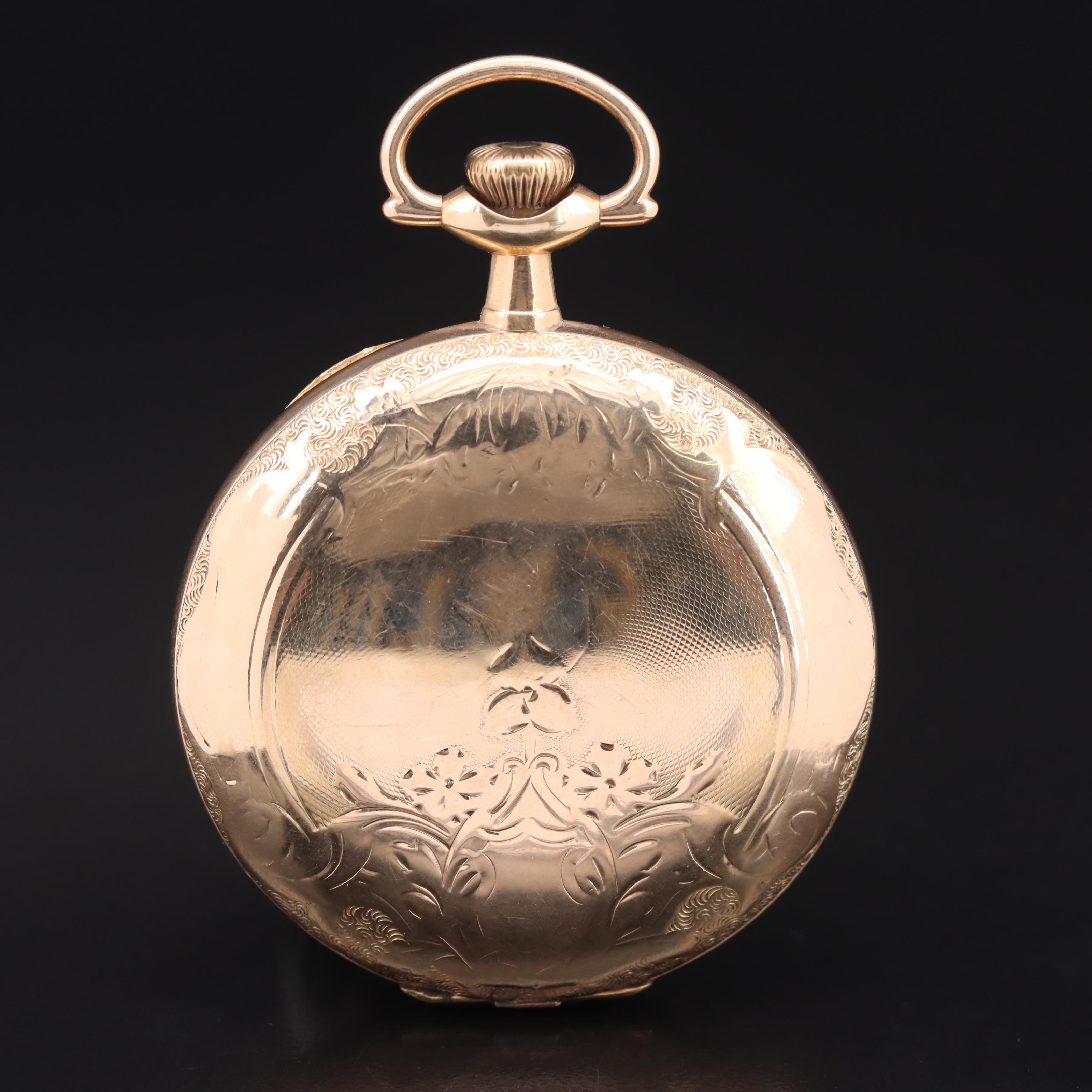 1903 Elgin Hunting Case Gold-Filled Pocket Watch