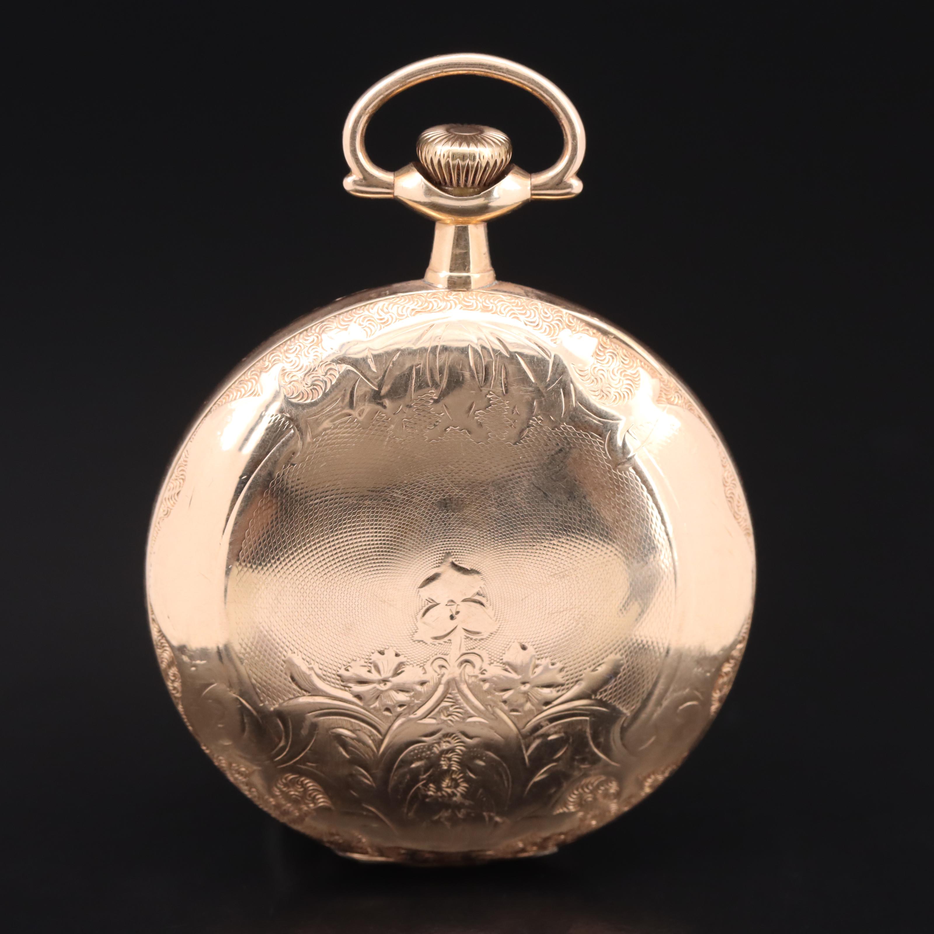 1903 Elgin Hunting Case Gold-Filled Pocket Watch