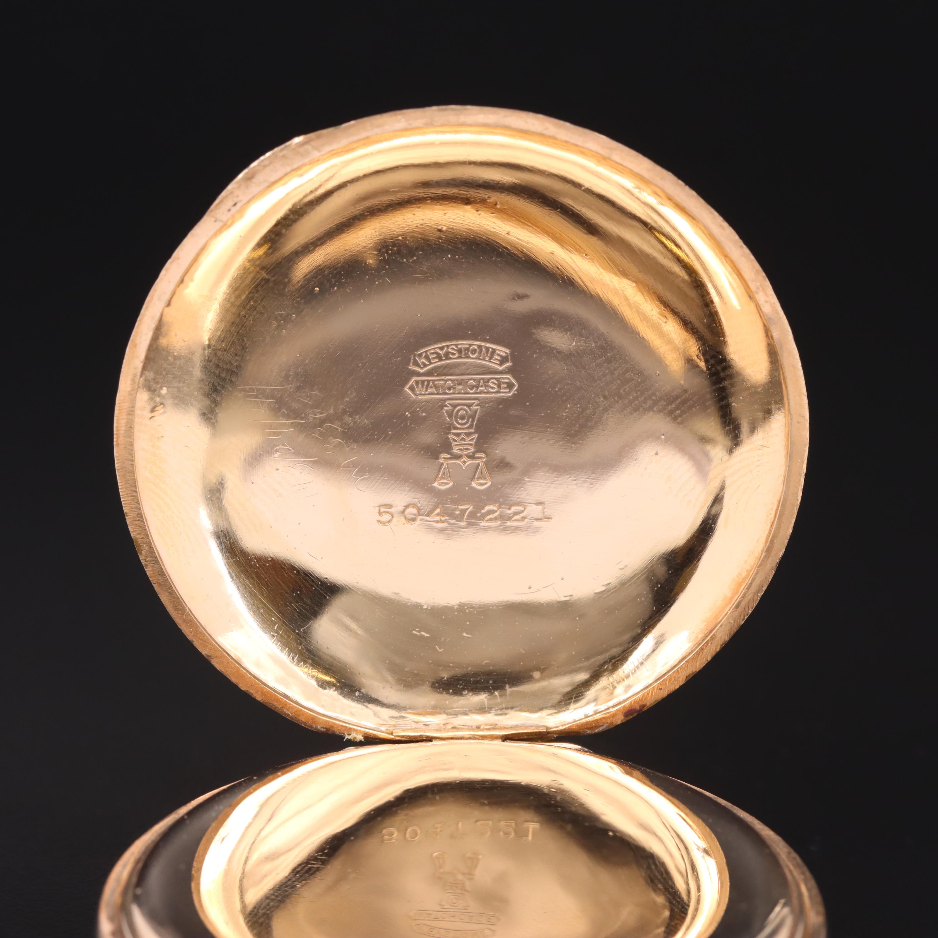 1903 Elgin Hunting Case Gold-Filled Pocket Watch