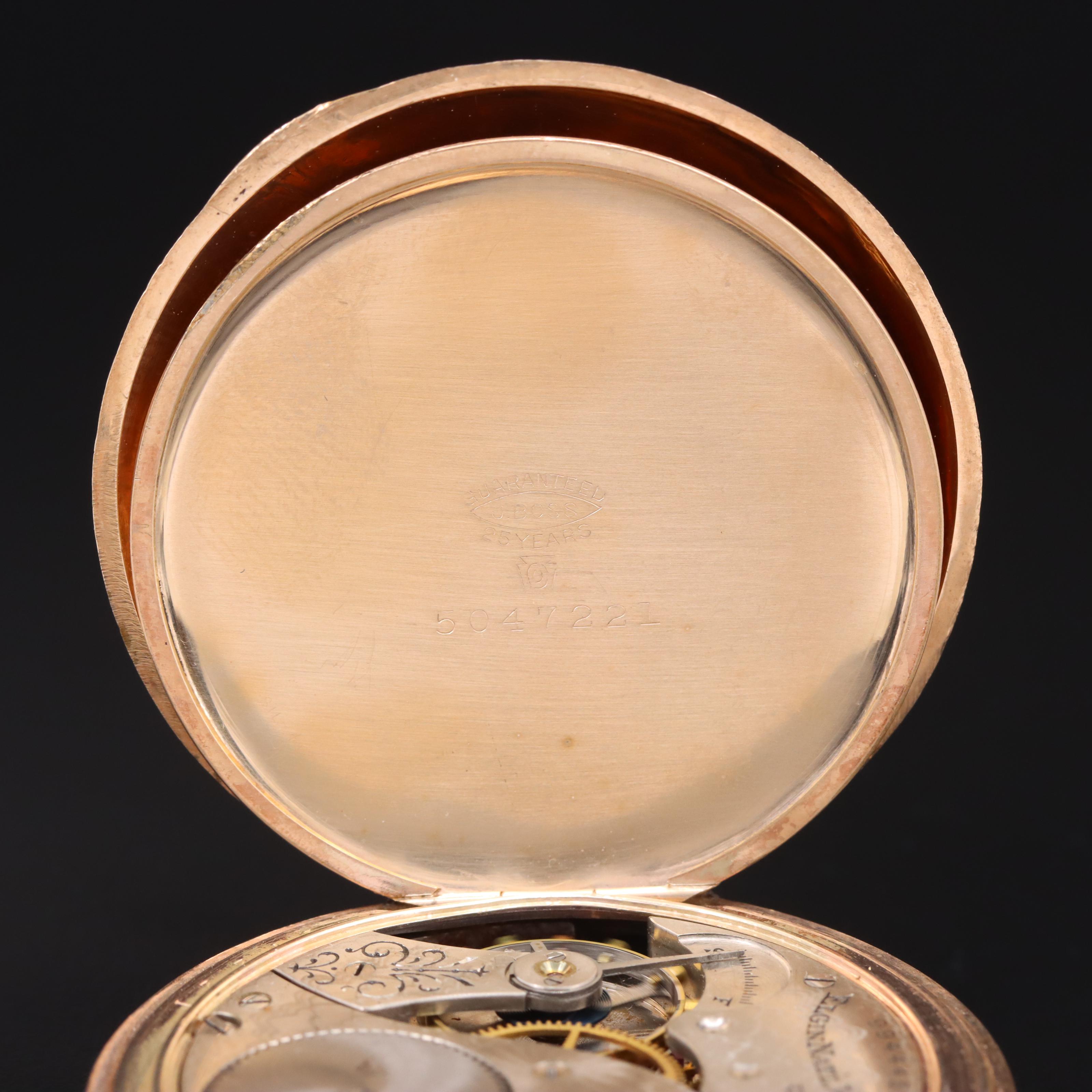 1903 Elgin Hunting Case Gold-Filled Pocket Watch