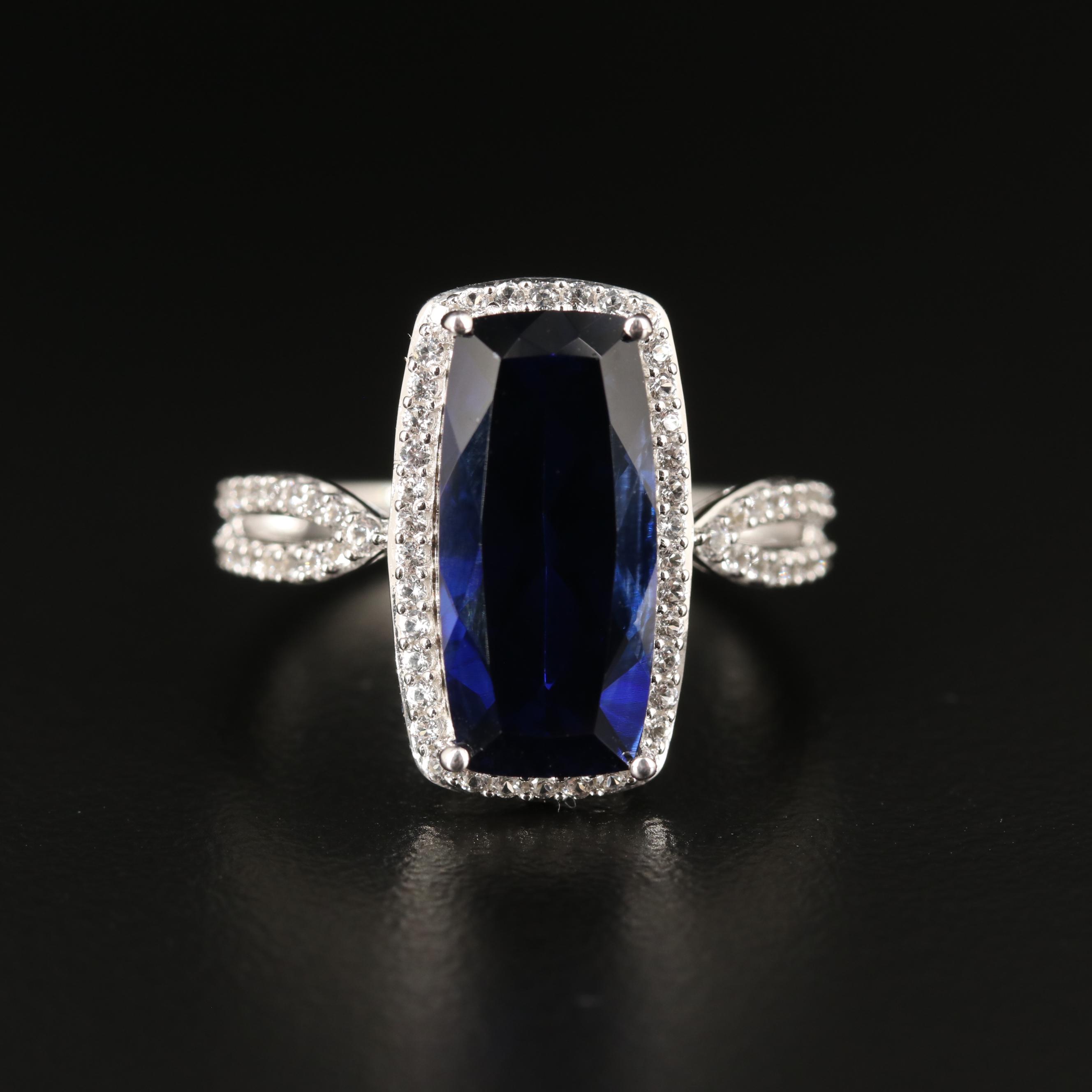 Sterling Sapphire Ring