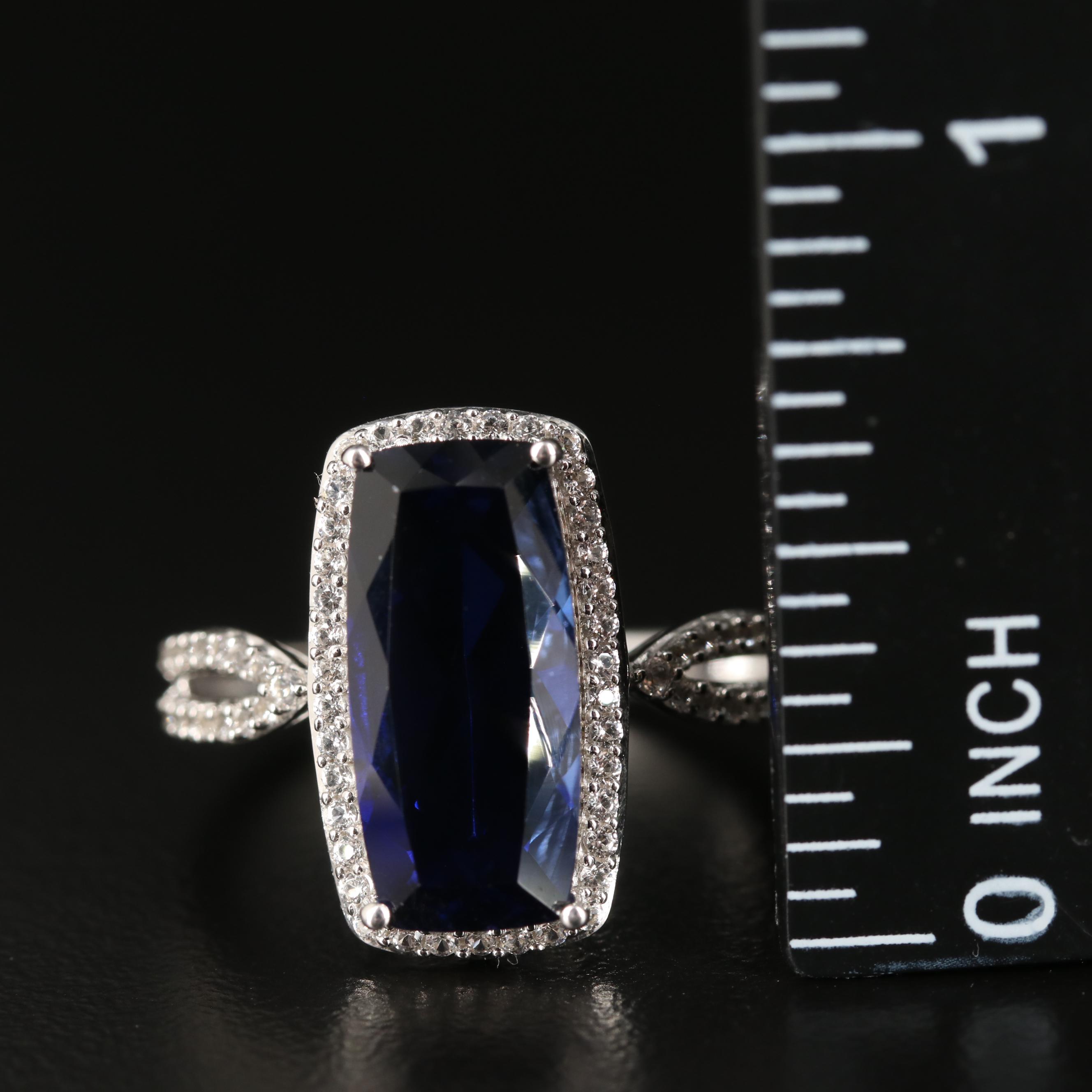Sterling Sapphire Ring