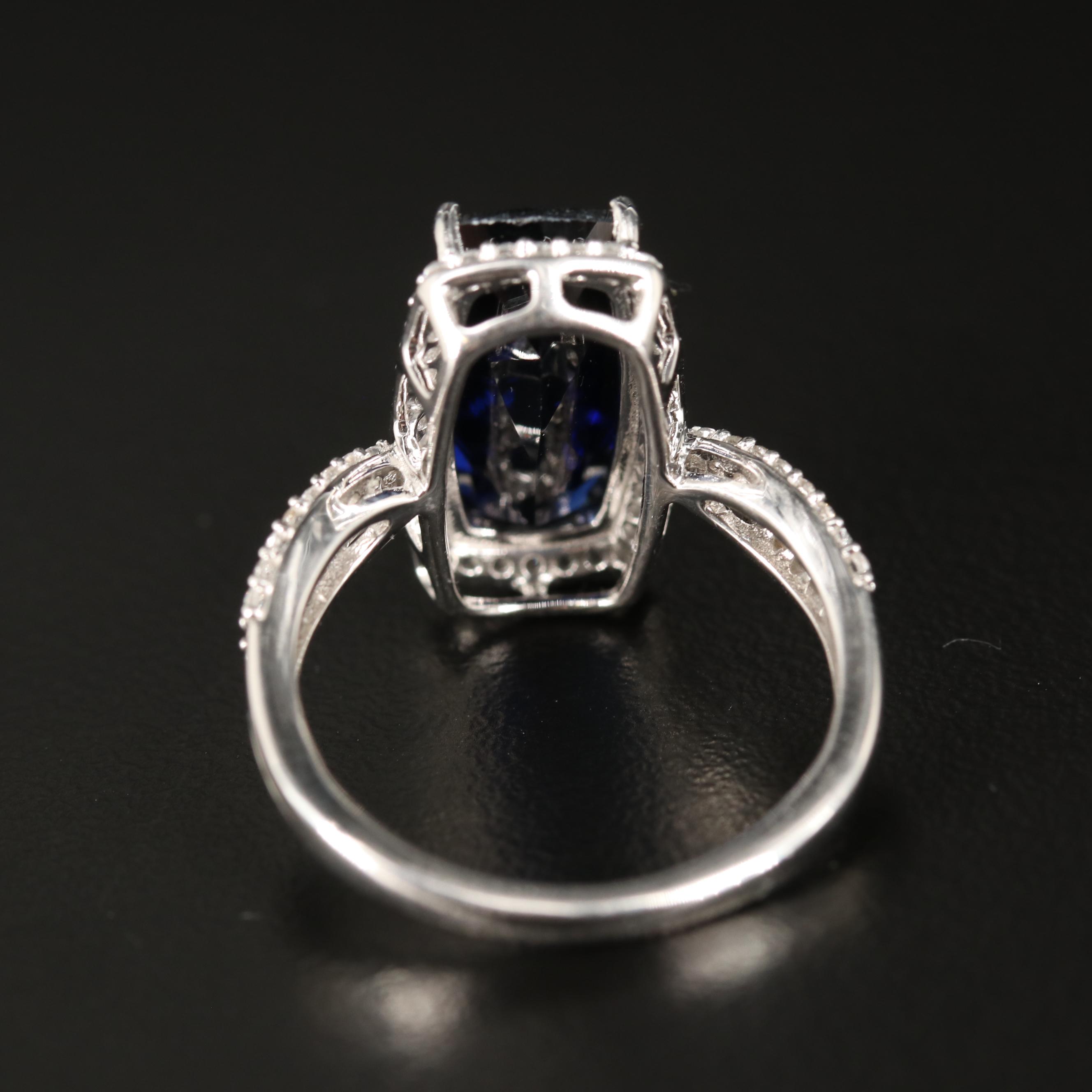 Sterling Sapphire Ring