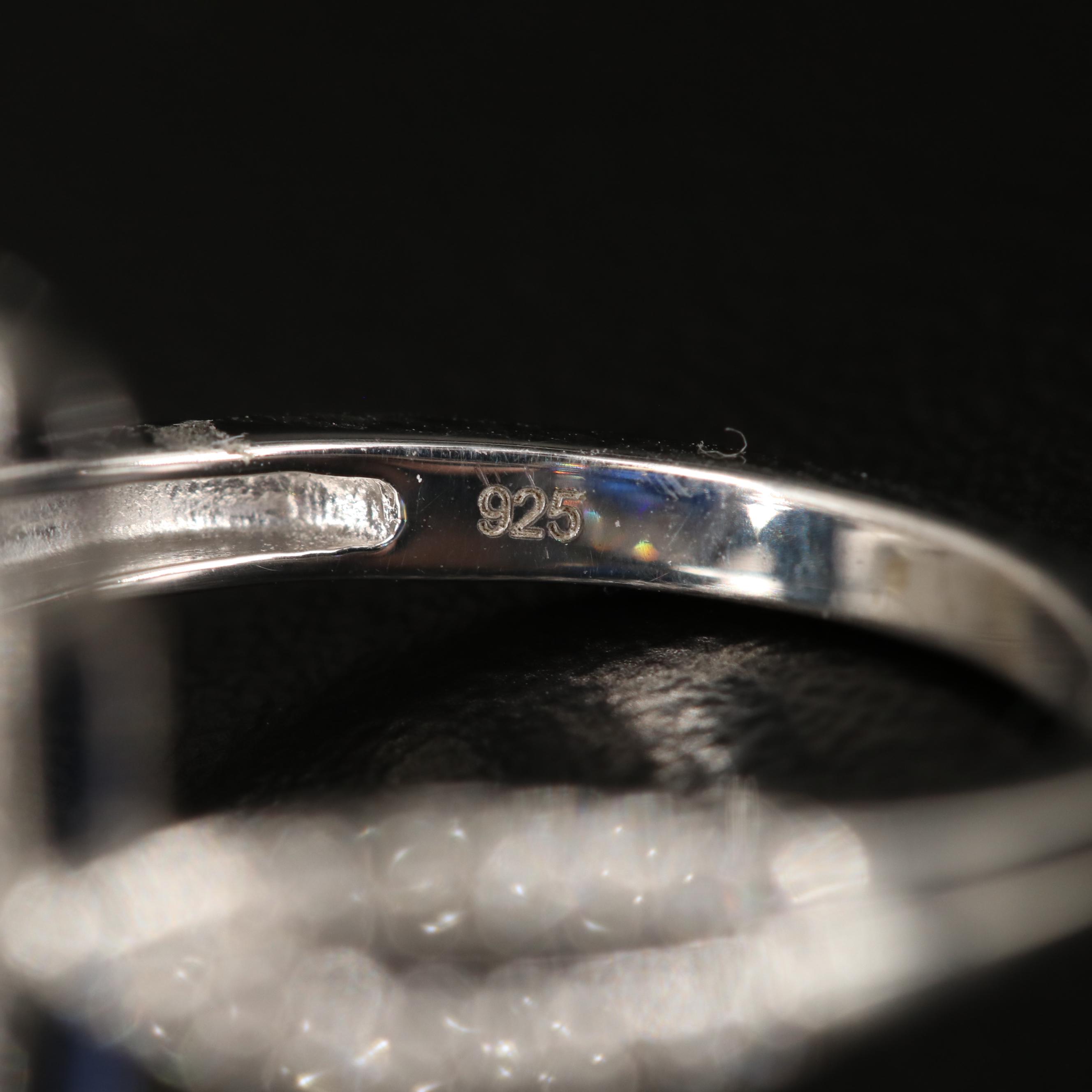 Sterling Sapphire Ring