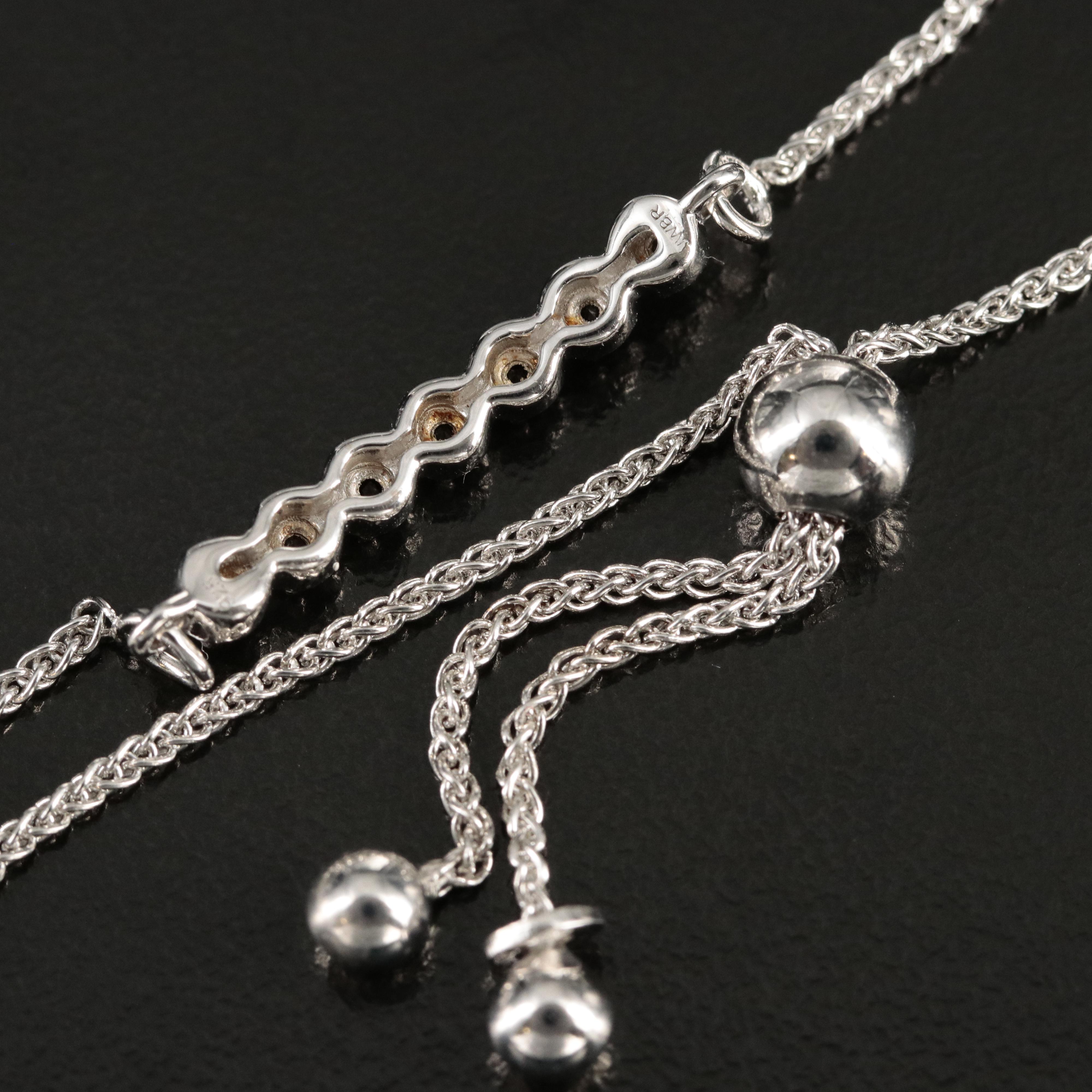 Sterling Smoky Quartz Bracelet