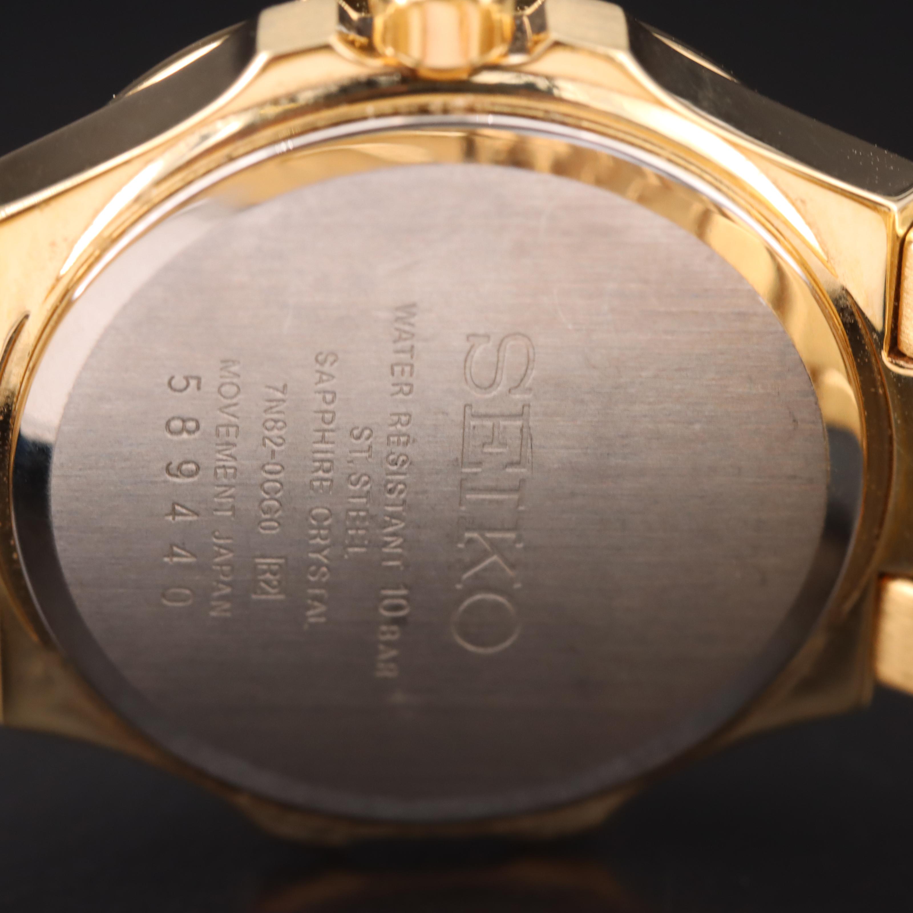 Seiko Coutura Mother-of-Pearl and Diamond Watch