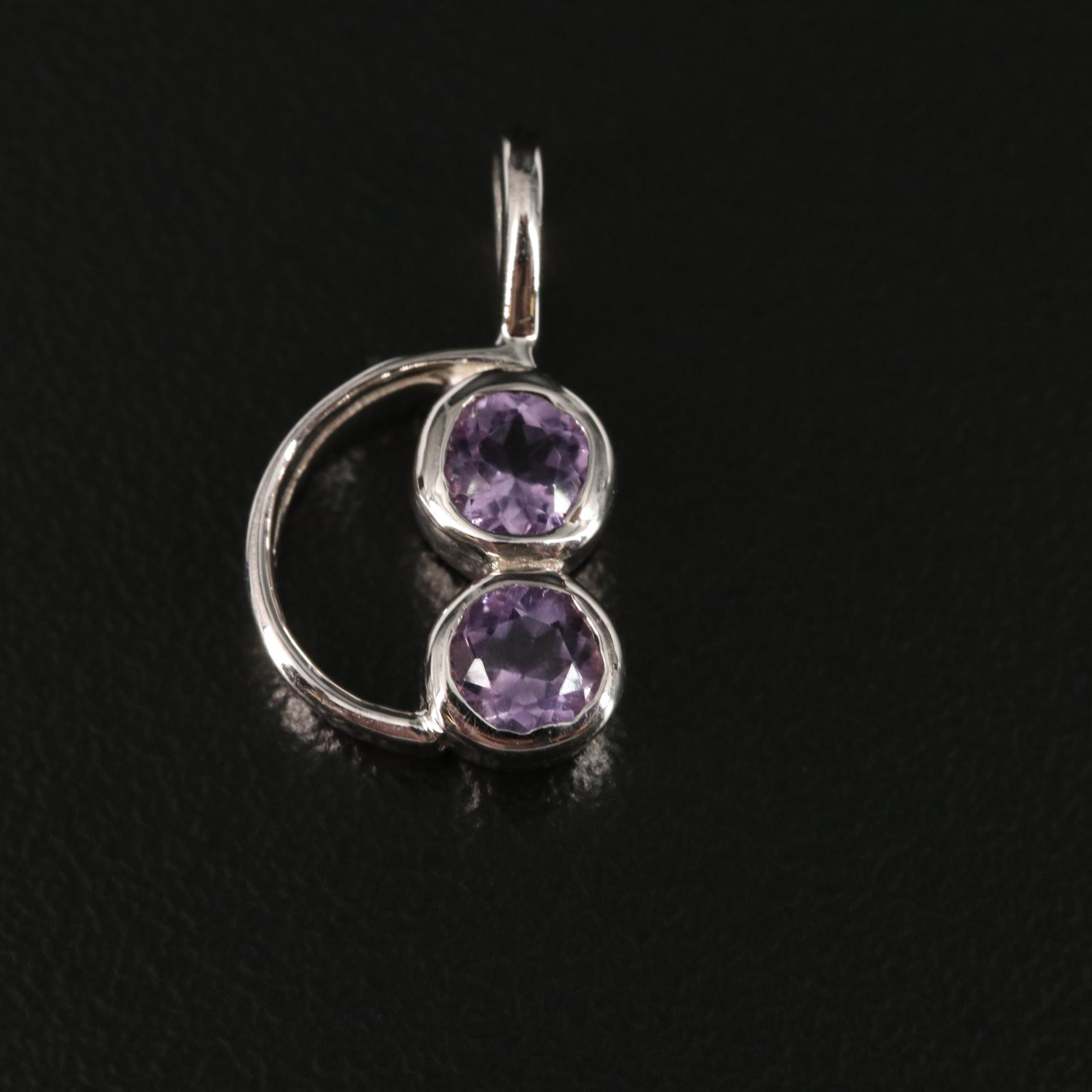 Sterling Amethyst Pendant