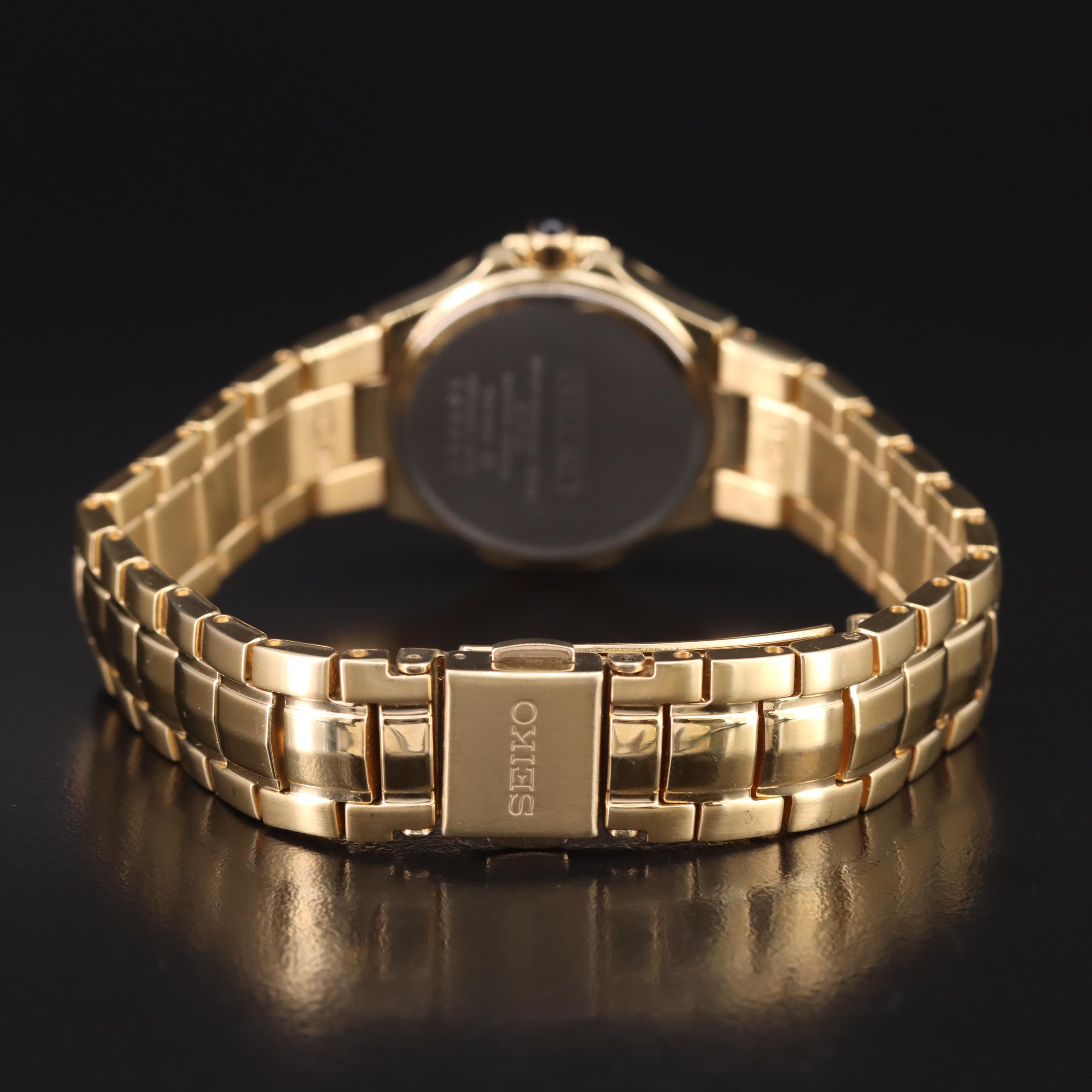 Seiko Coutura Mother-of-Pearl and Diamond Watch