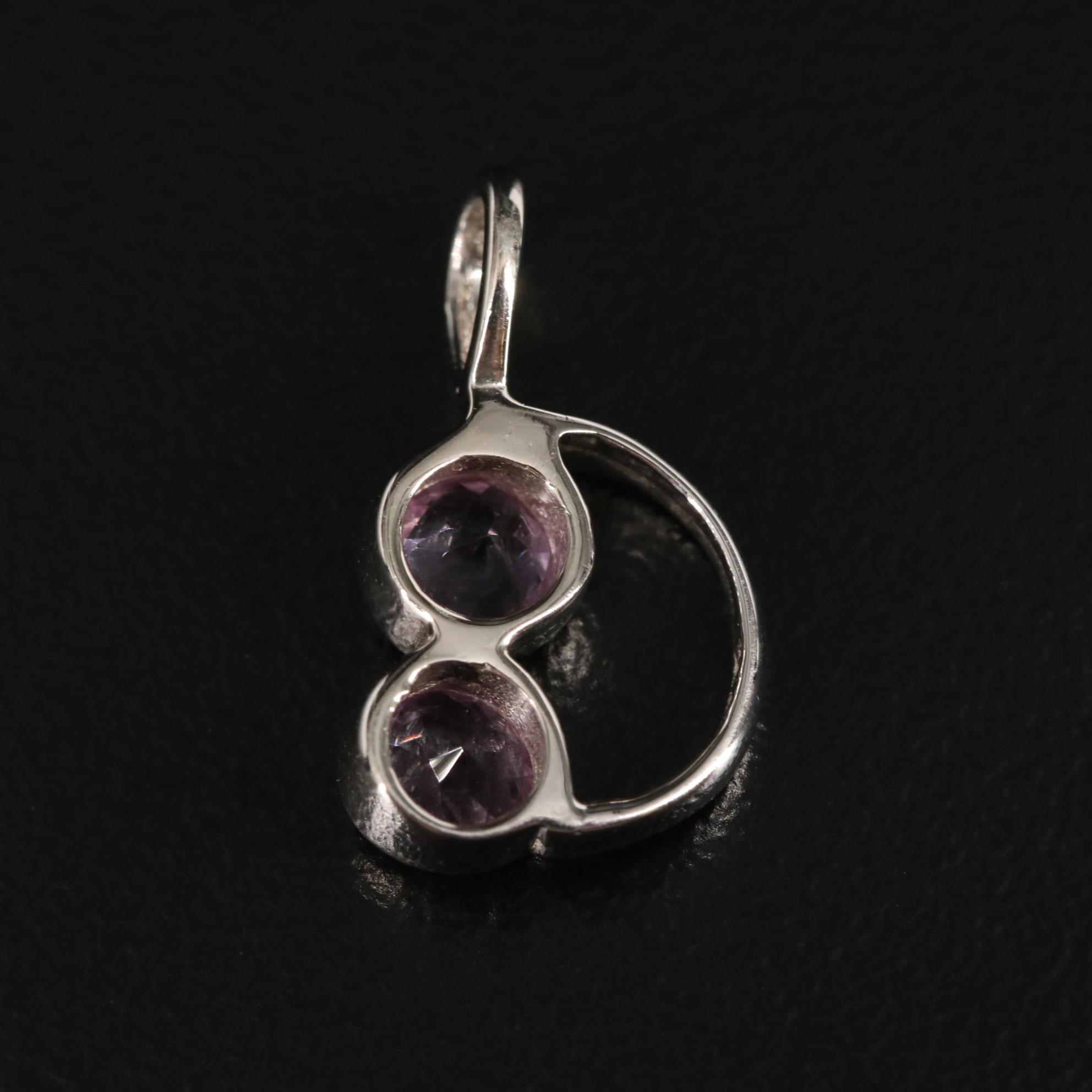 Sterling Amethyst Pendant