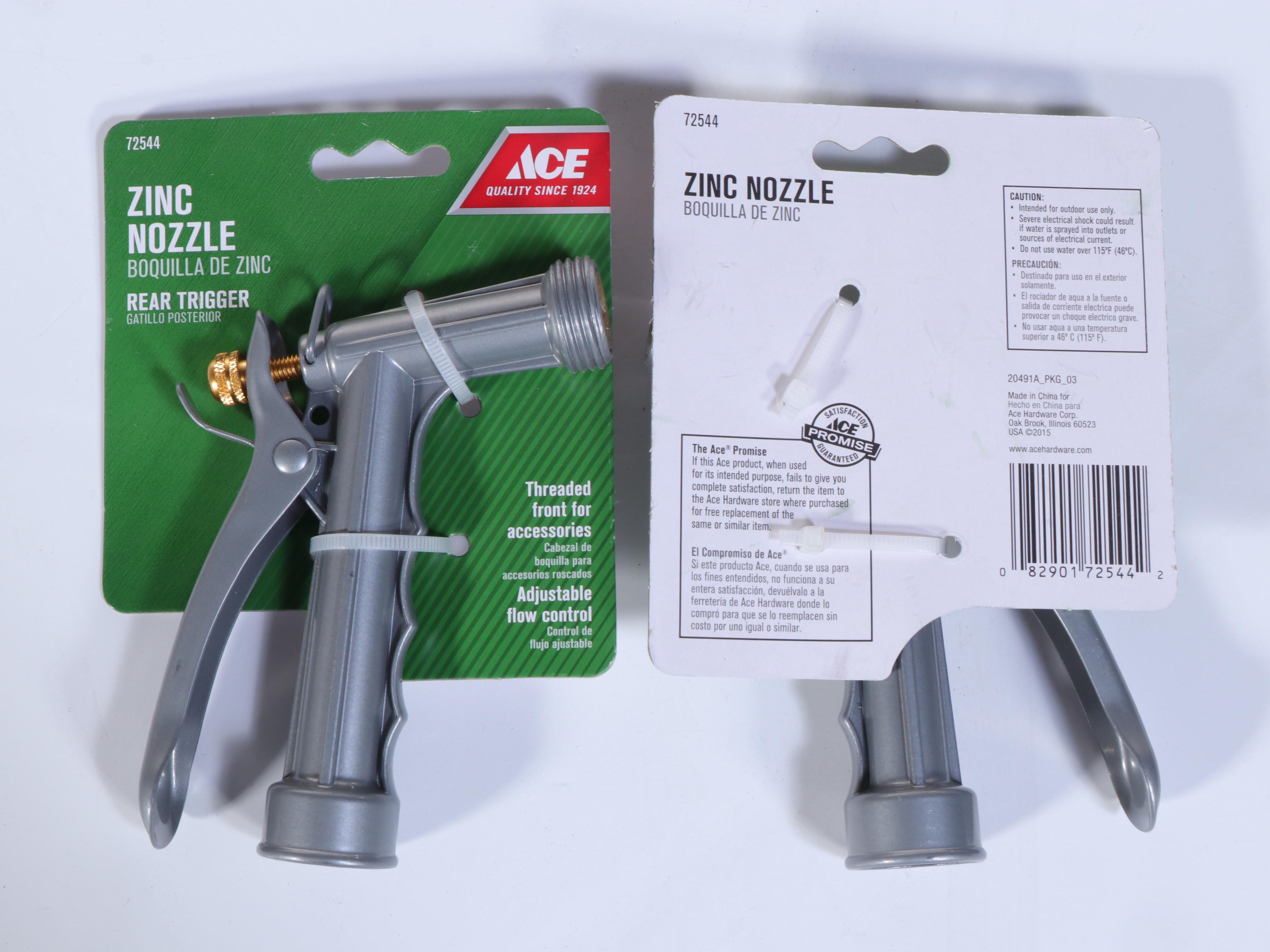 Metal Hose Nozzles and Orbit Plastic Ring Sprinkler