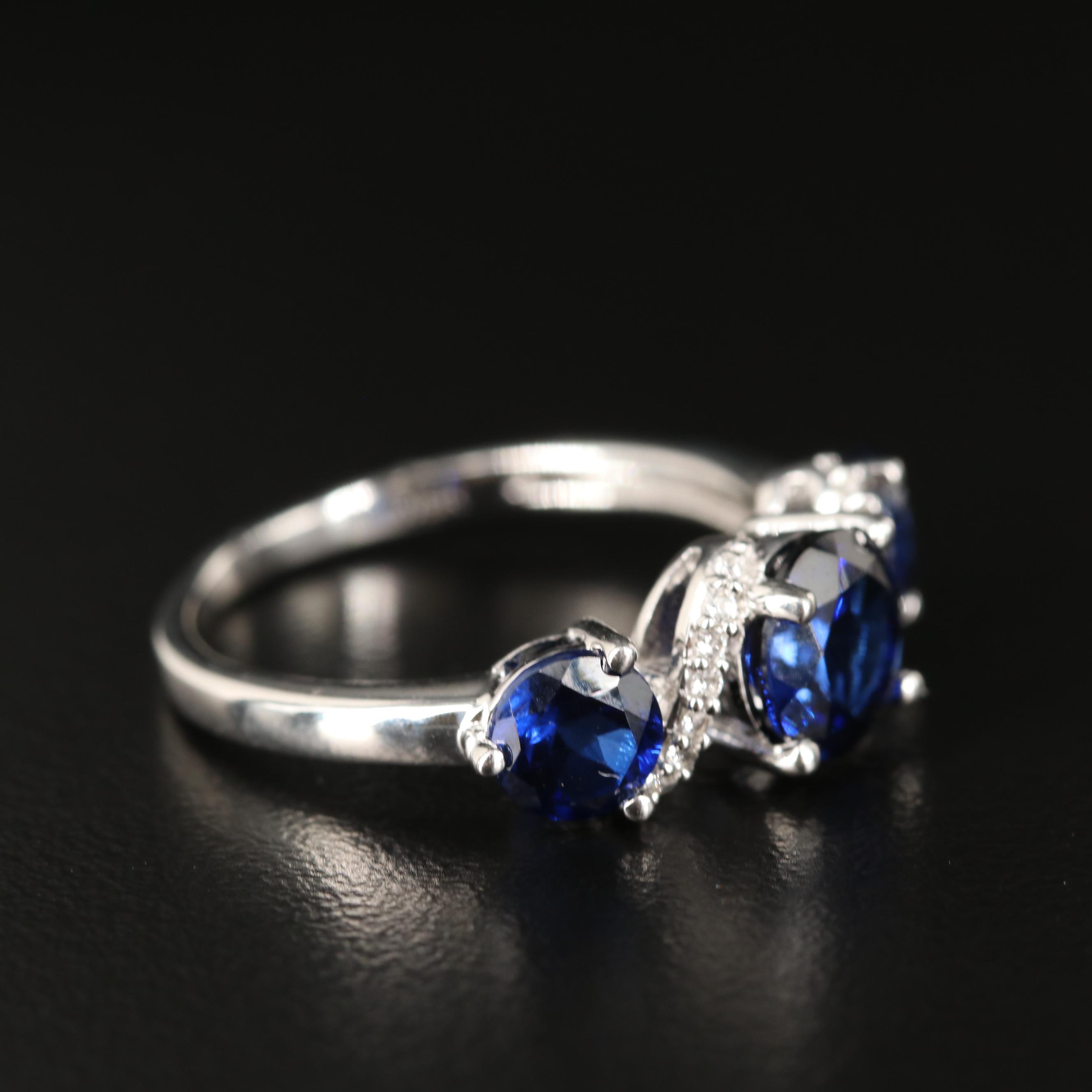 Sterling Sapphire Ring