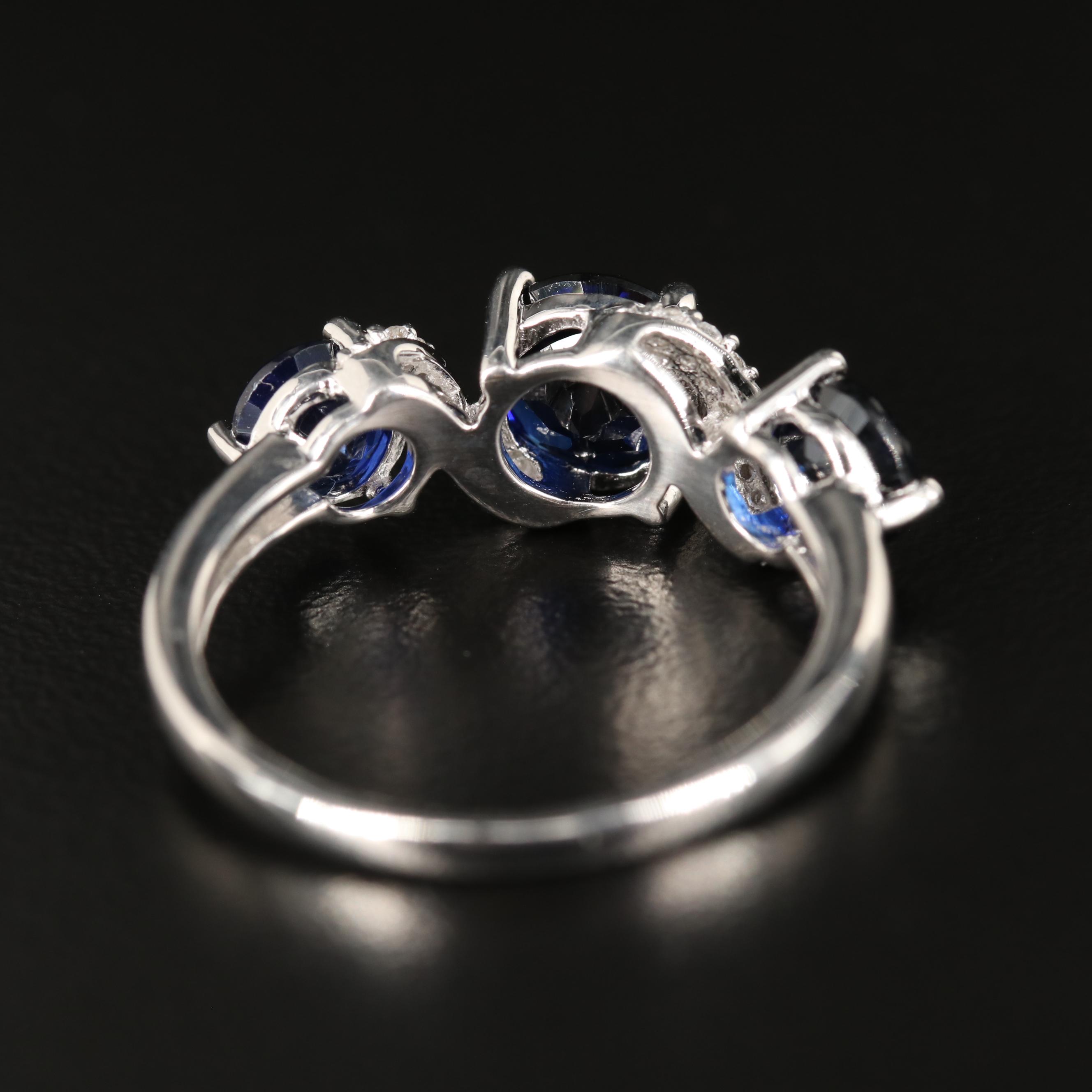 Sterling Sapphire Ring