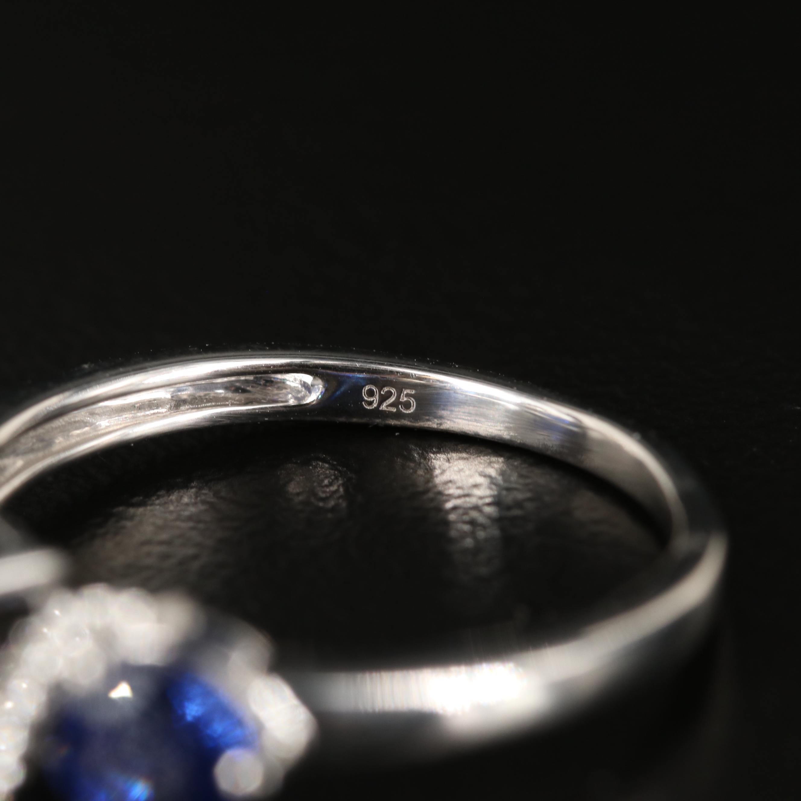 Sterling Sapphire Ring