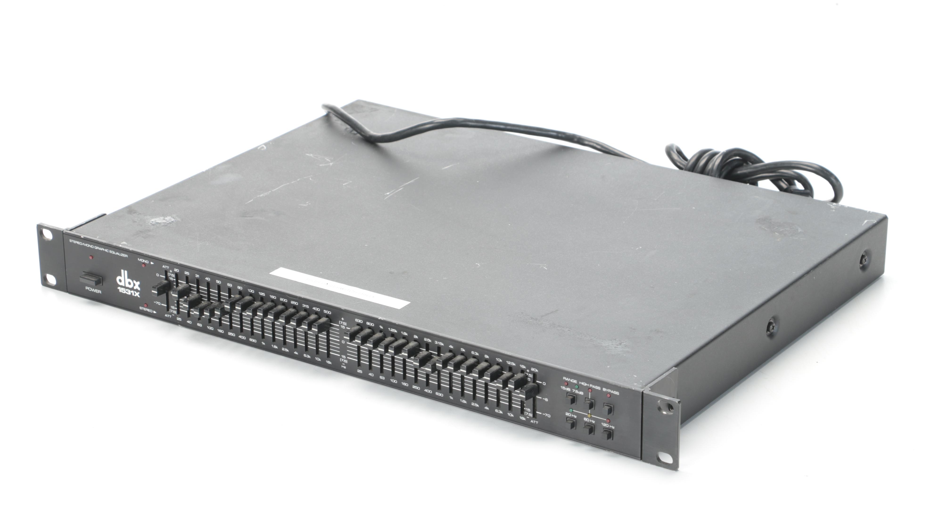 Mackie 12-Channel Mixer, DBX Equalizer, Nady Audio ProPower Amp, Alesis Speakers