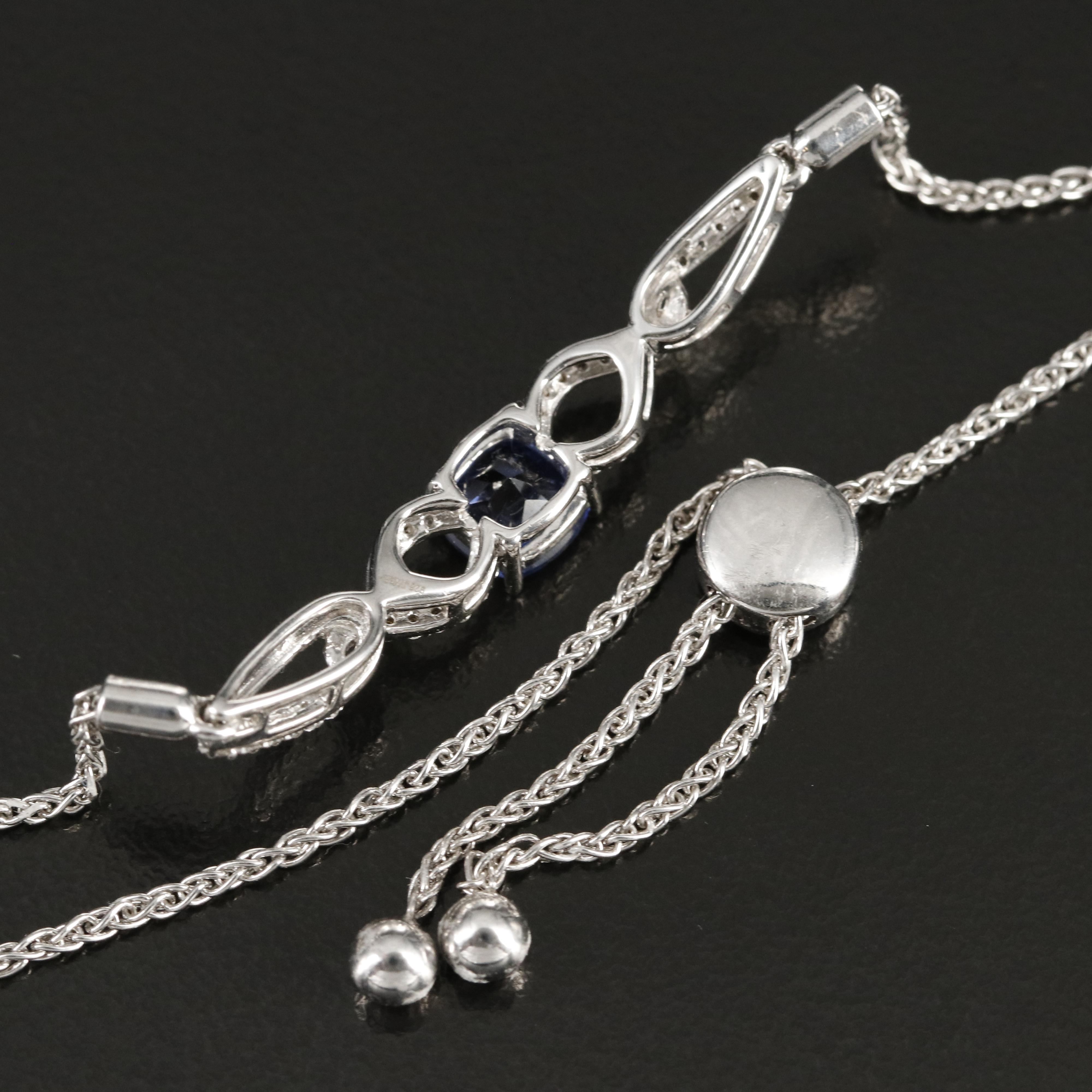 Sterling Sapphire Bracelet