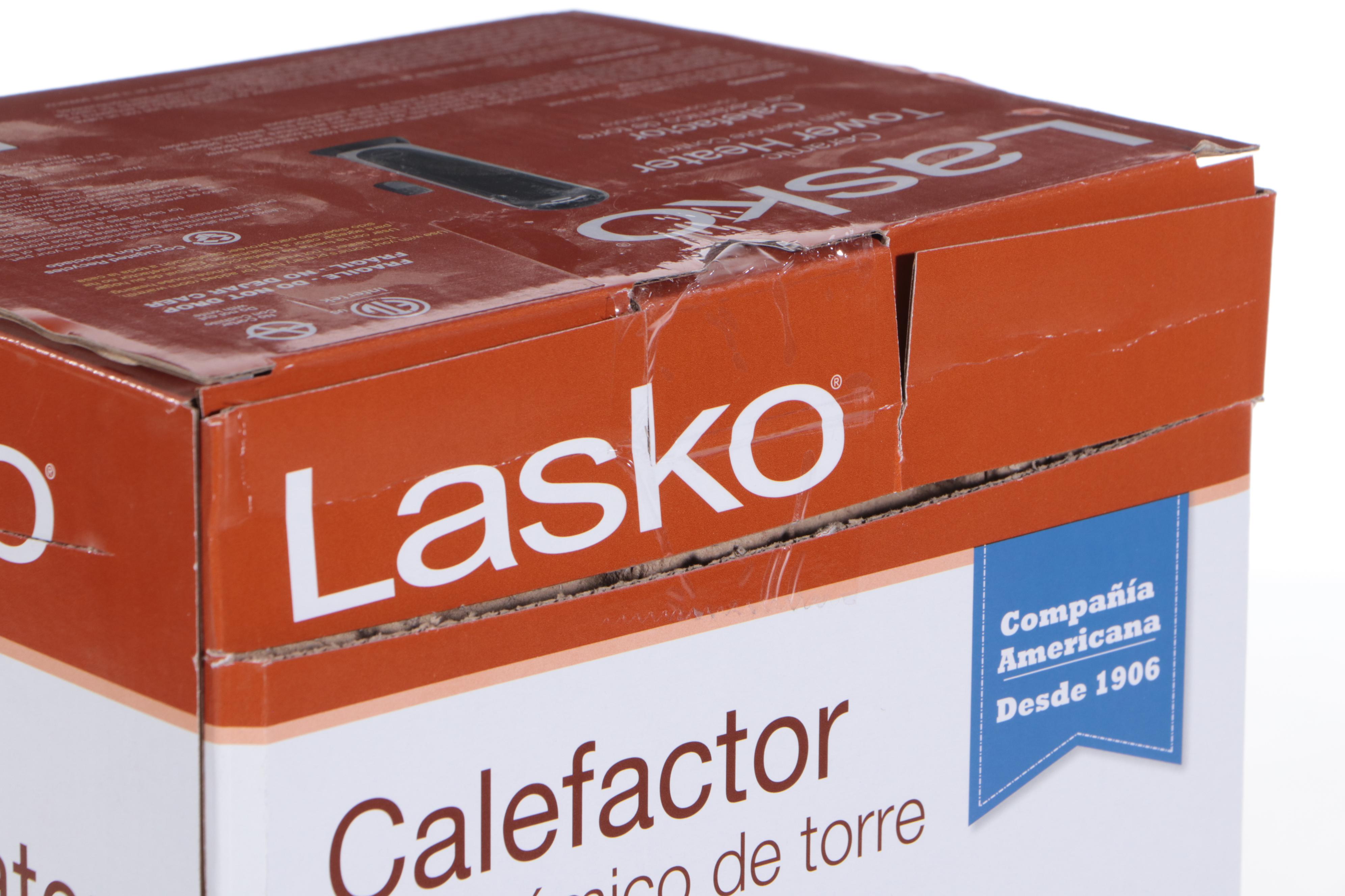 Lasko Portable Ceramic Tower Heater with Logic Center Remote Control