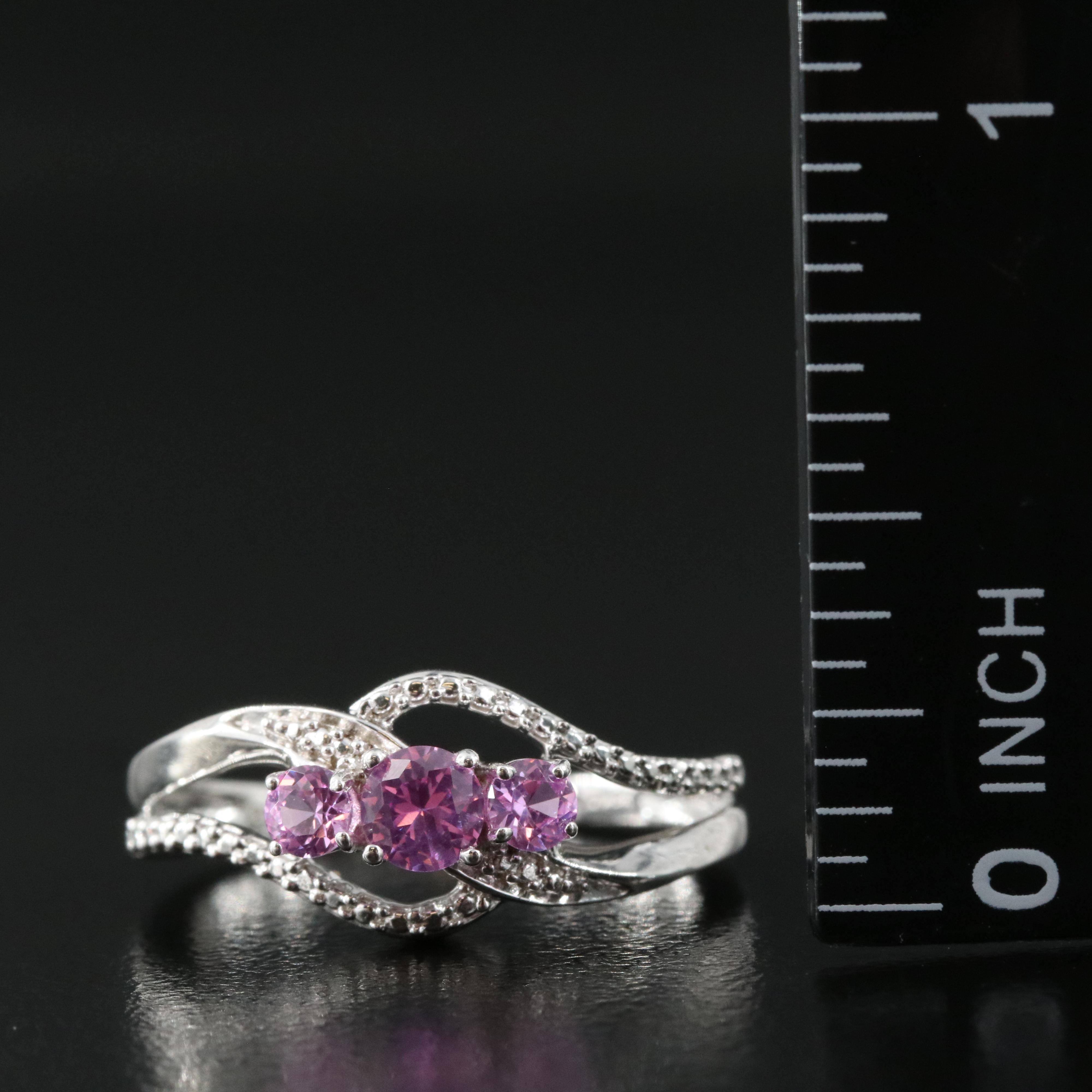 Sterling Sapphire Ring