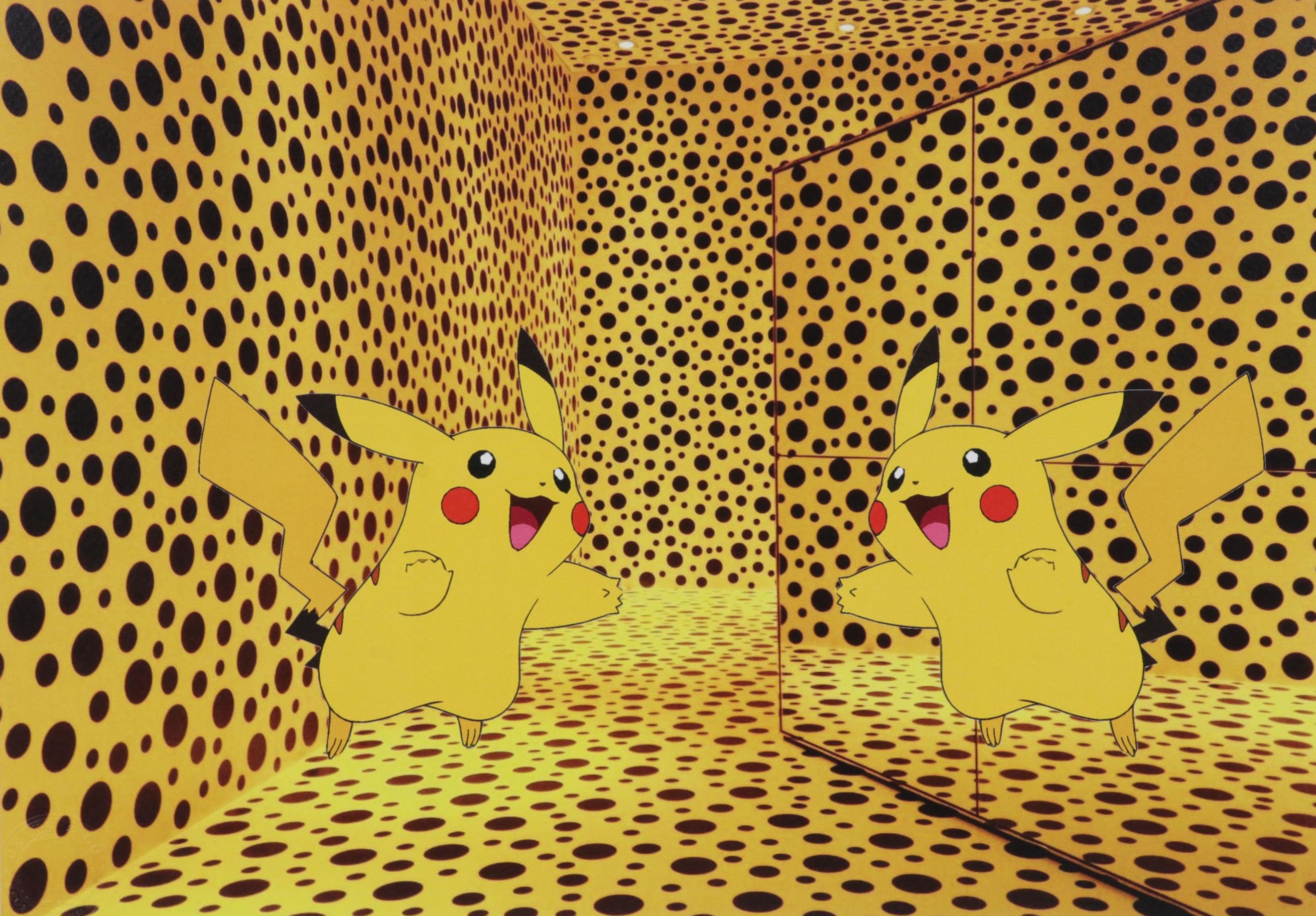 Death NYC Digital Pop Art Print "Pikachu / Kusama," 2022