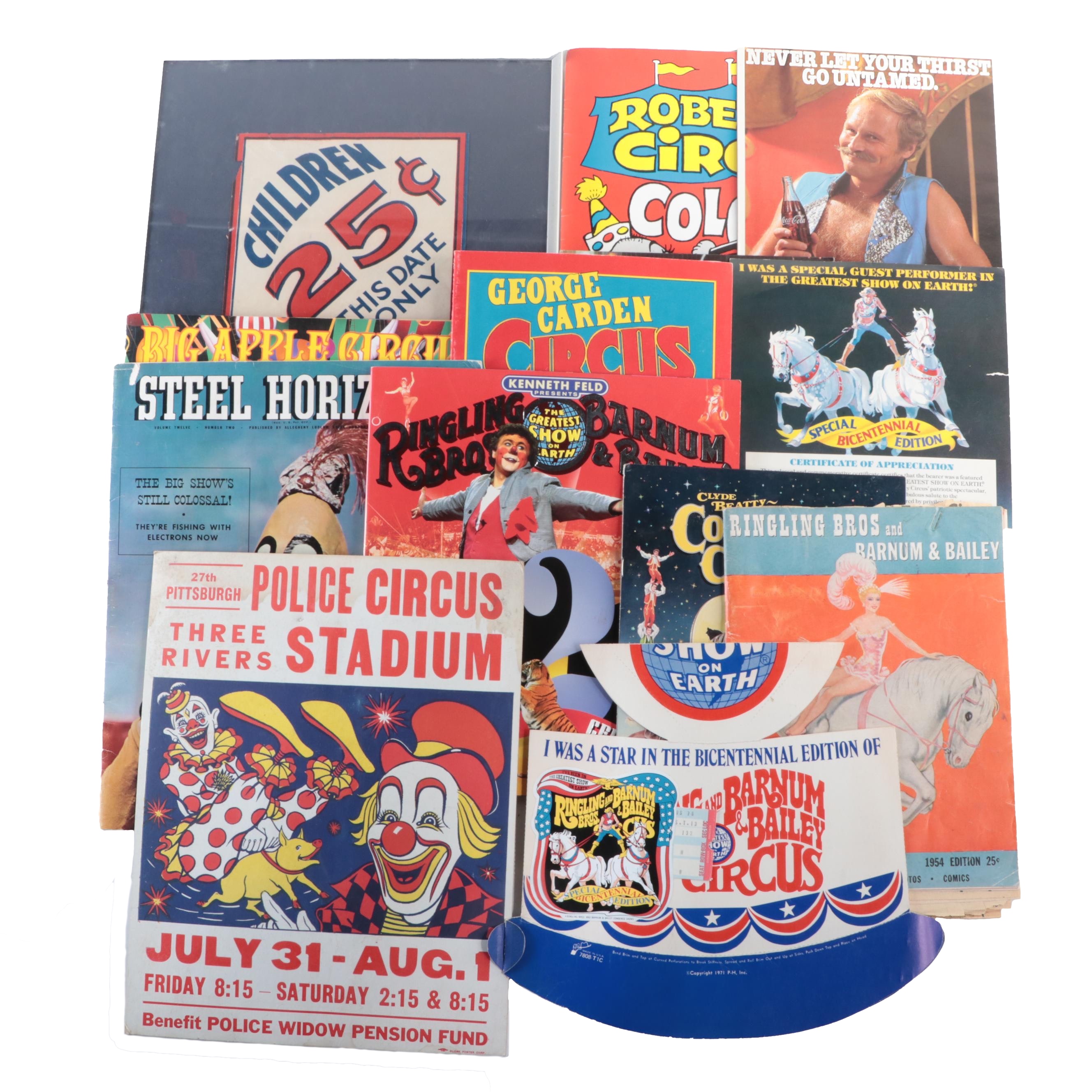 Ringling Bros. with Other Circus Programs, Posters and More Ephemera