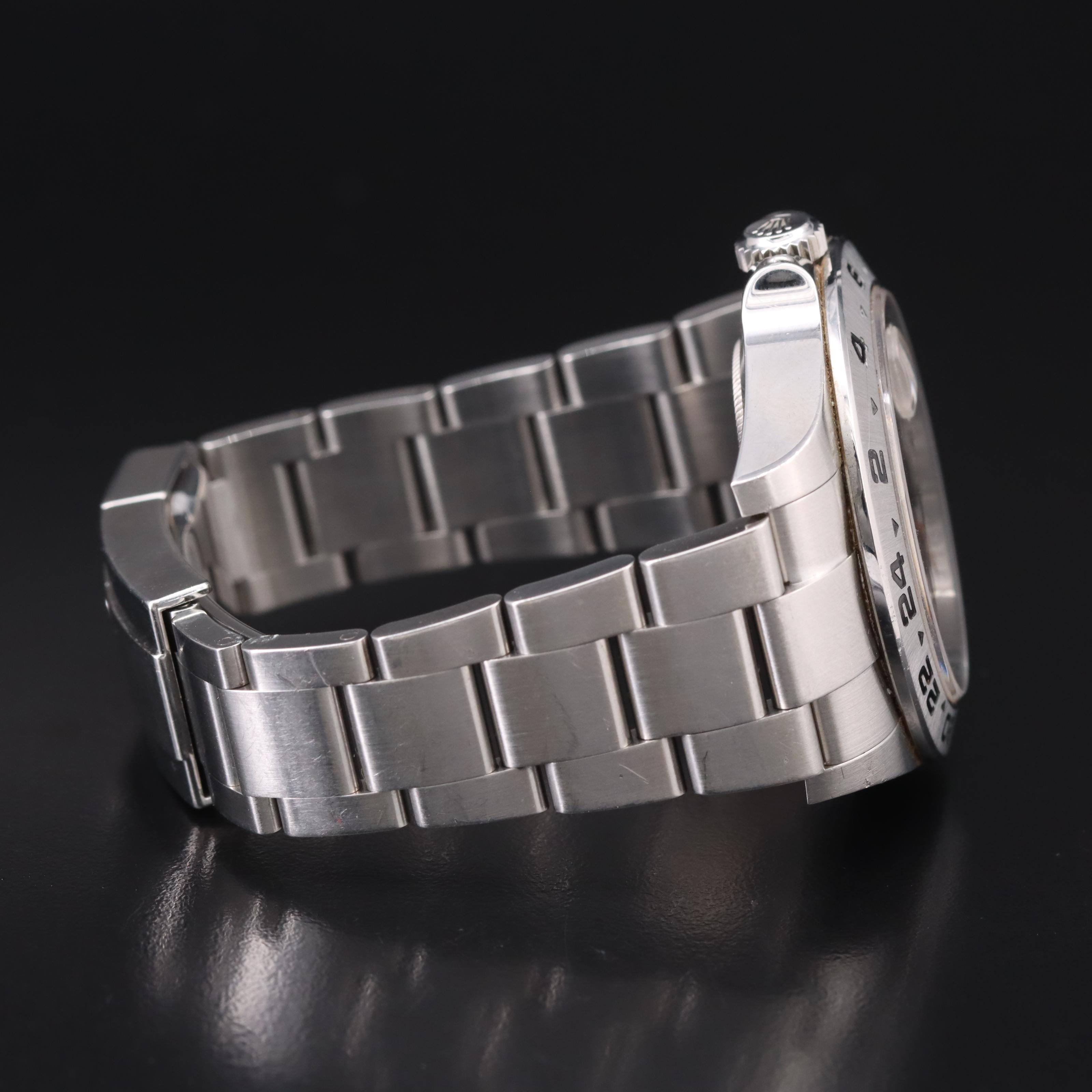 2015 Rolex Explorer II Stainless Steel Automatic Watch