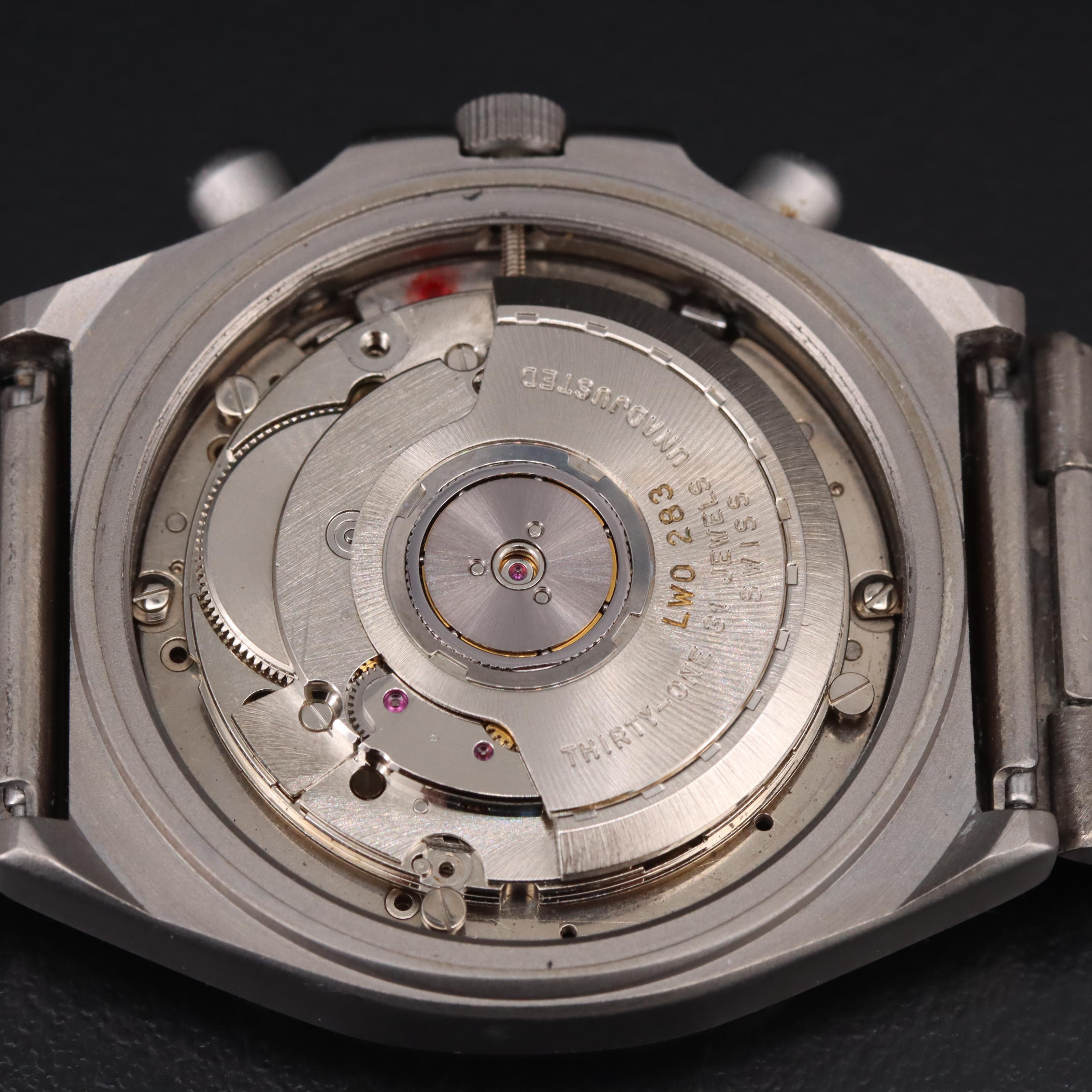 1980s Heuer Titanium Automatic Chronograph Watch