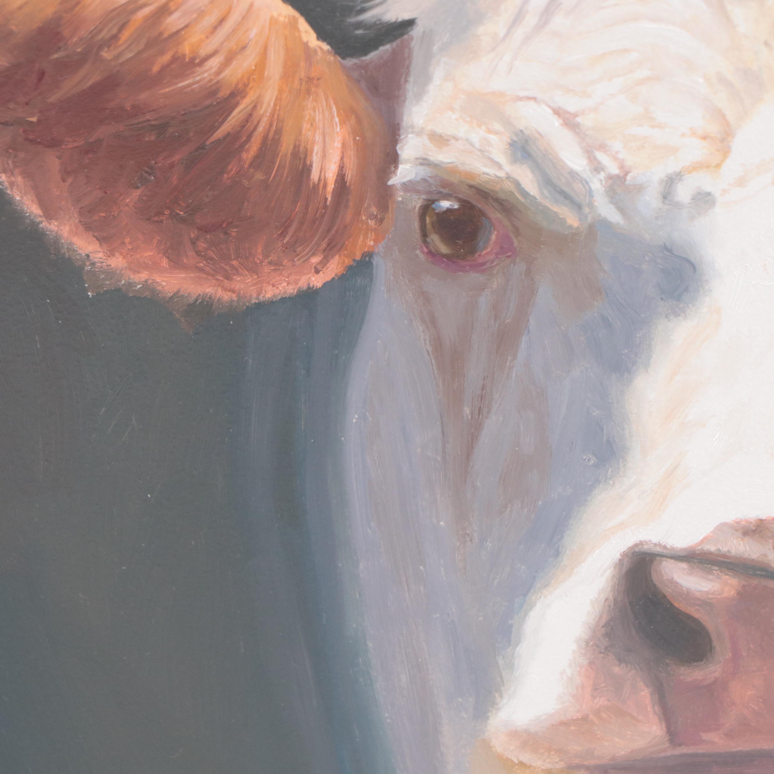 Peter Lentini Oil Painting "Appraisingly," 21st Century