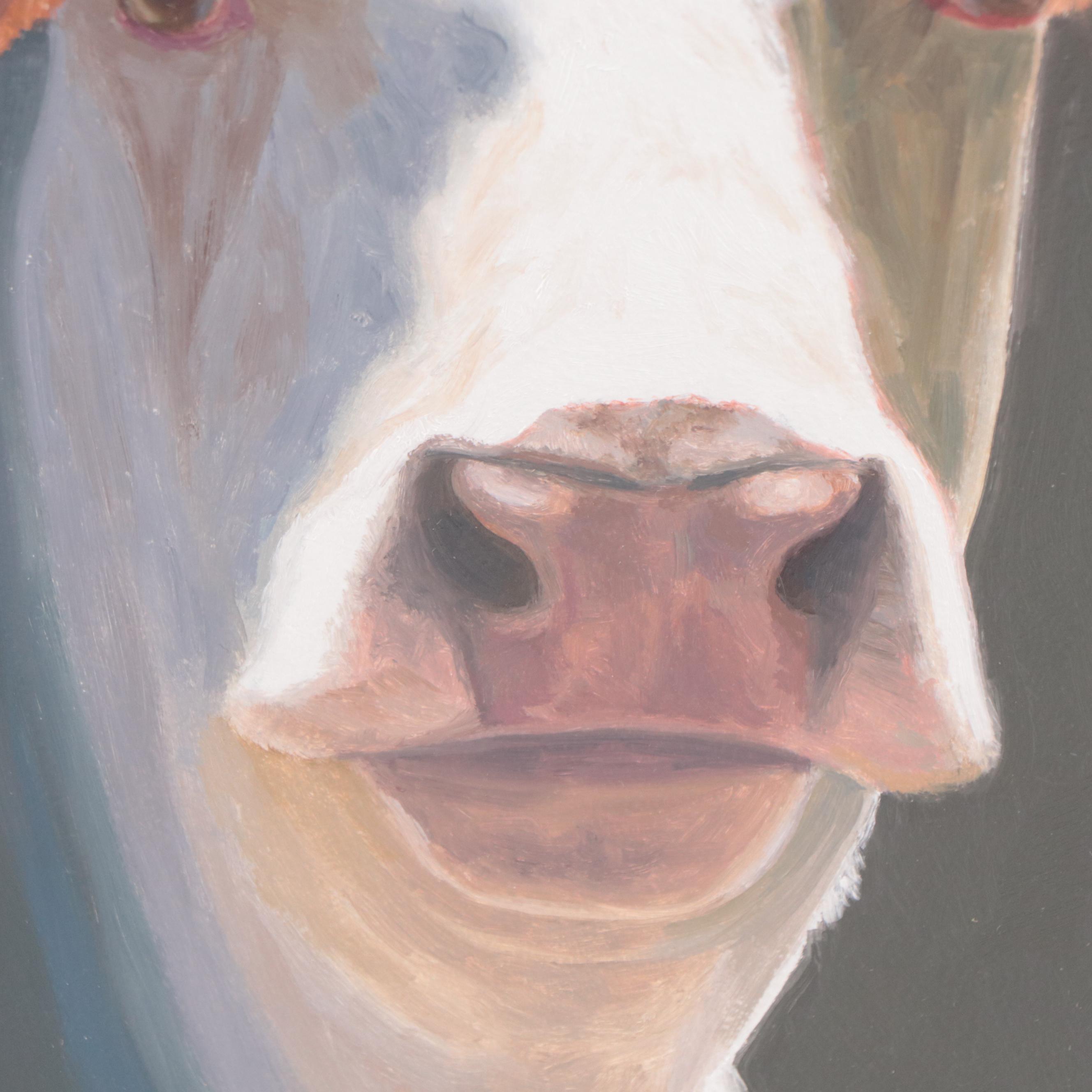 Peter Lentini Oil Painting "Appraisingly," 21st Century