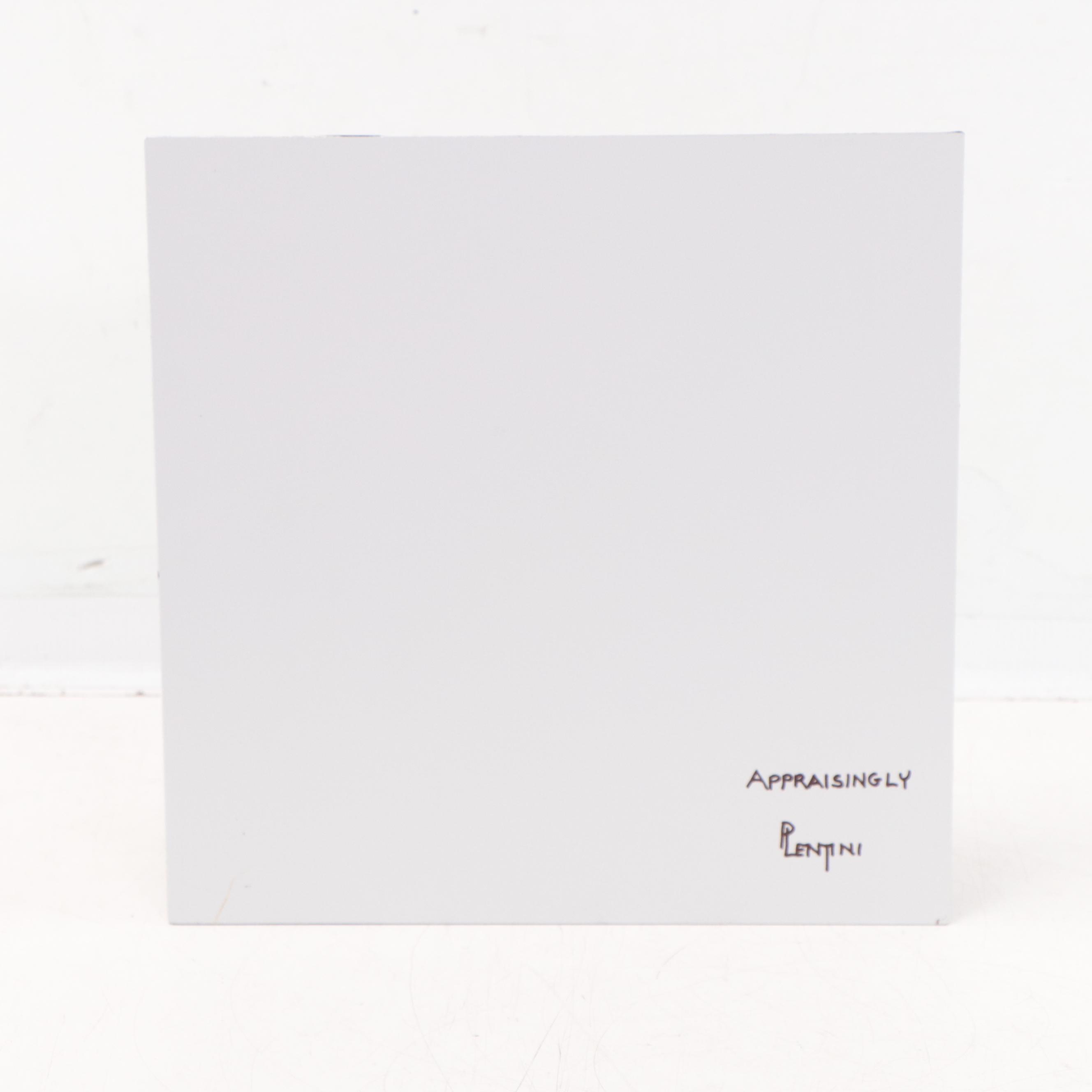 Peter Lentini Oil Painting "Appraisingly," 21st Century