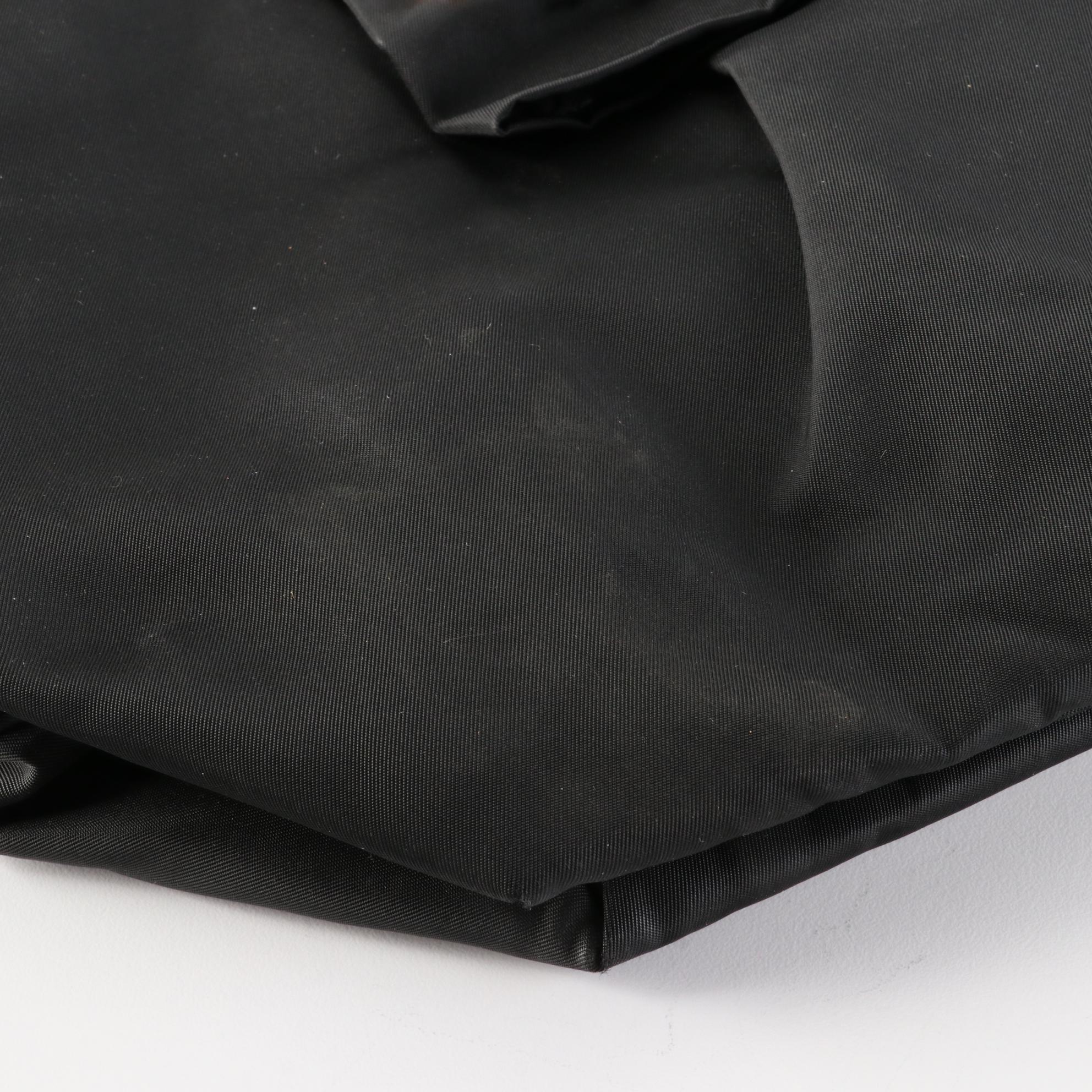 Prada Nylon Tessuto Bow Accent Tote