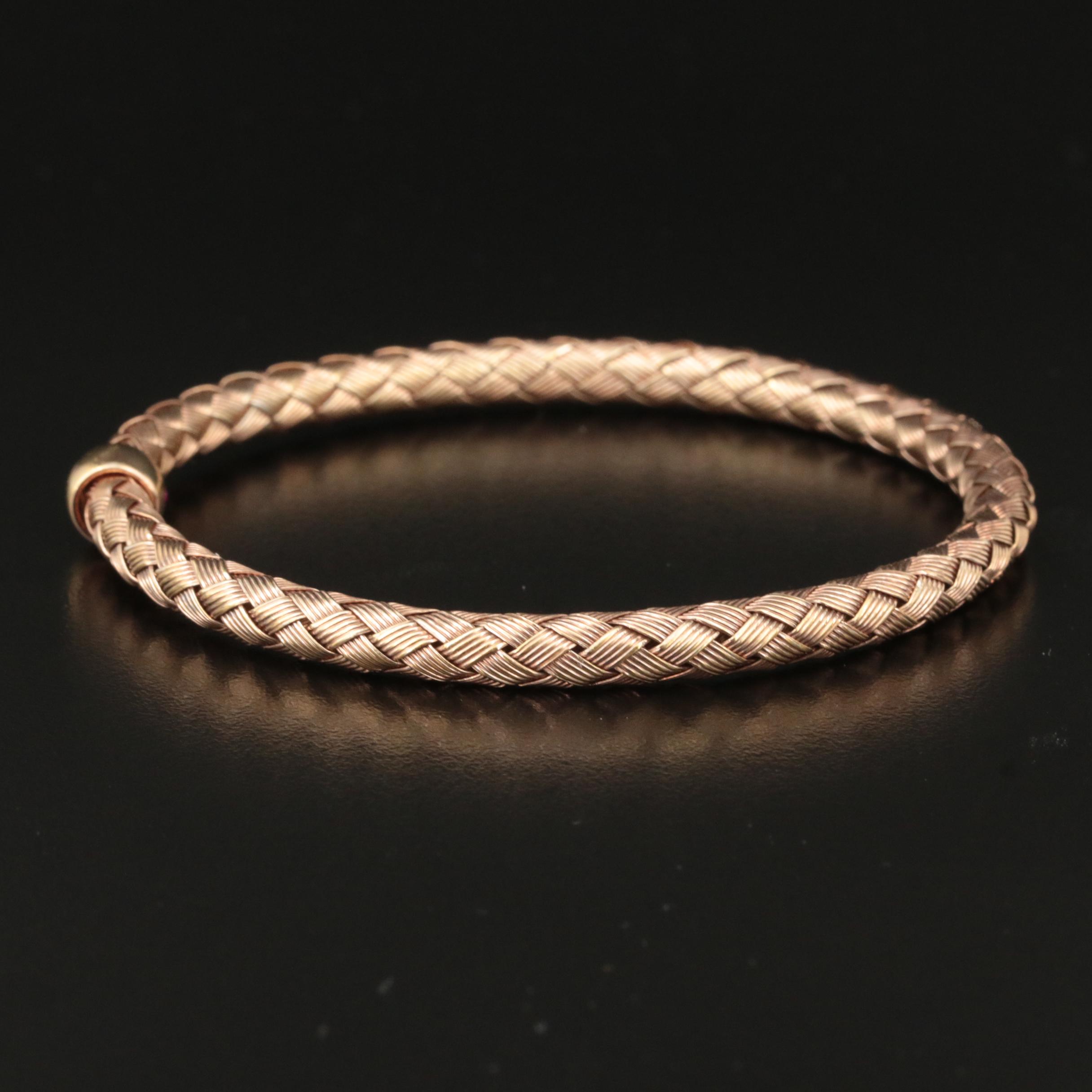 Roberto Coin "The Fifth Season" Sterling Woven Bangle