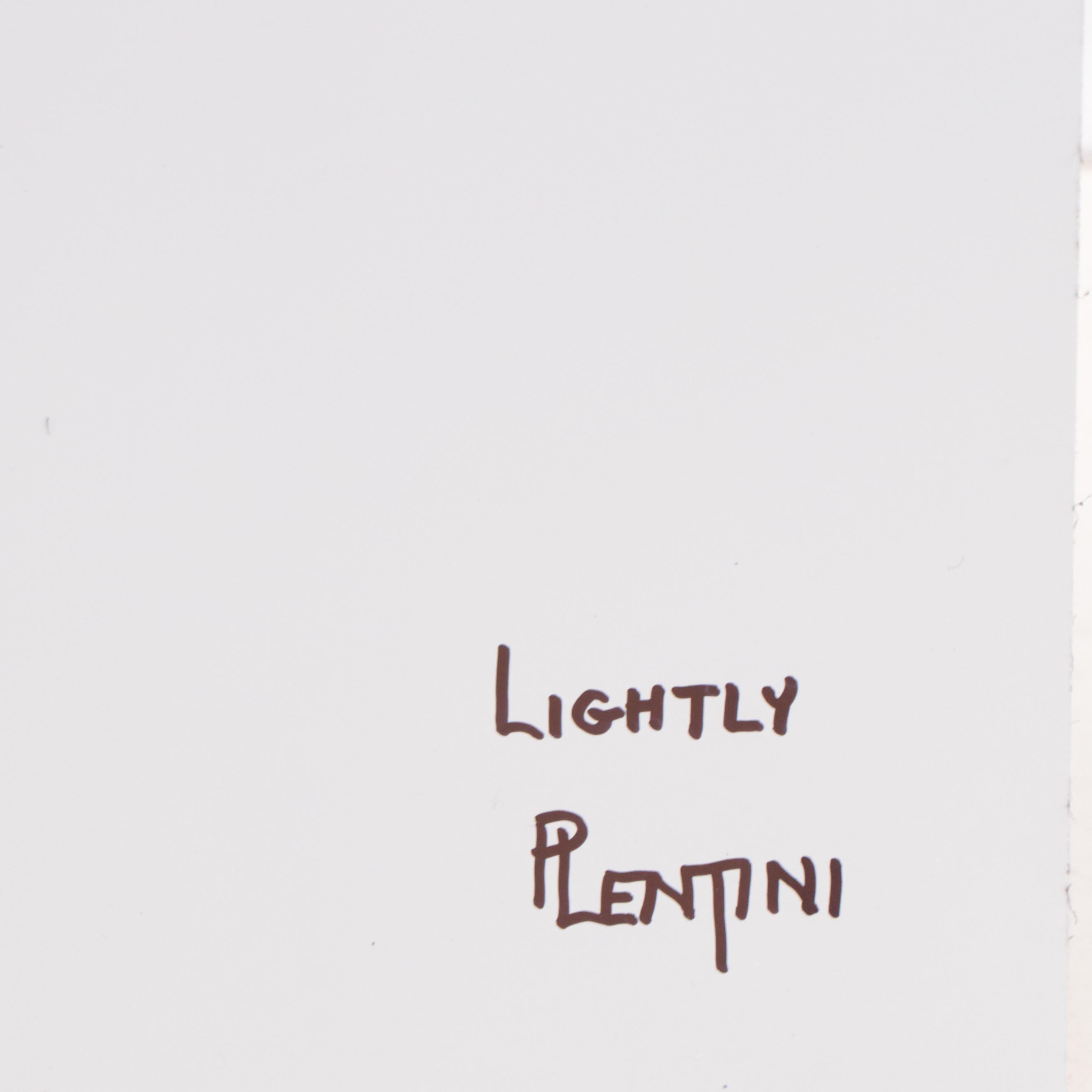 Peter Lentini Oil Painting "Lightly," 21st Century