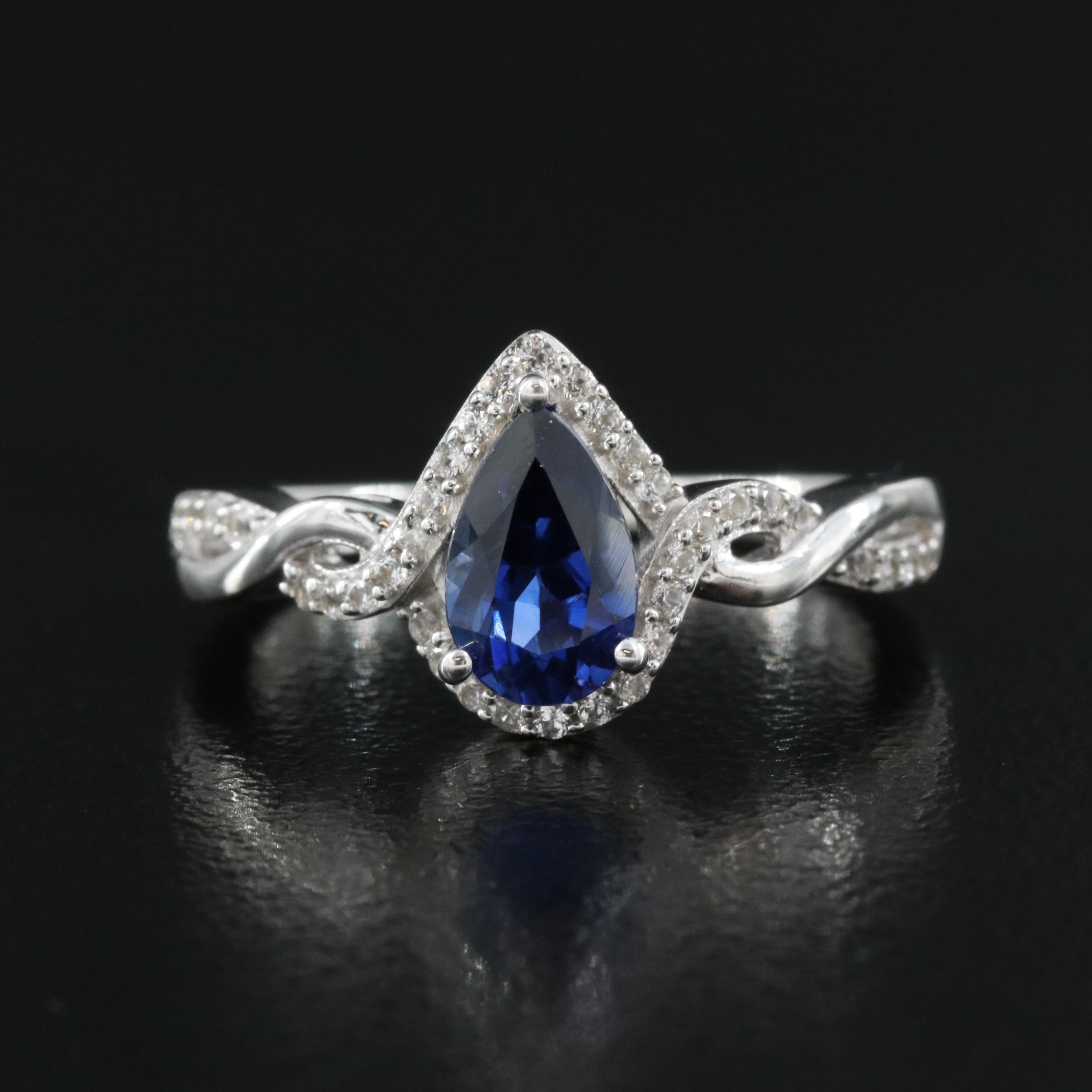 Sterling Sapphire Ring