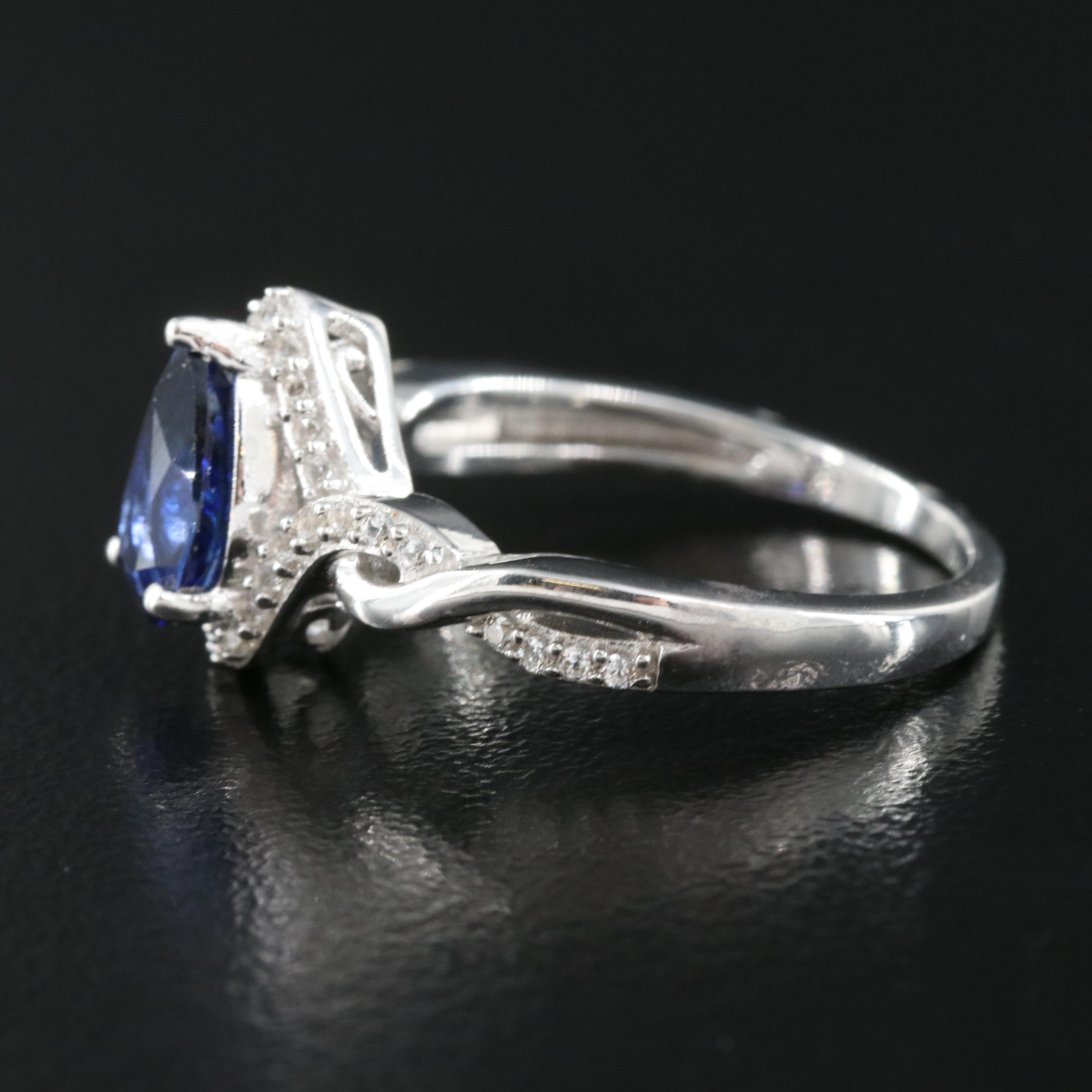 Sterling Sapphire Ring