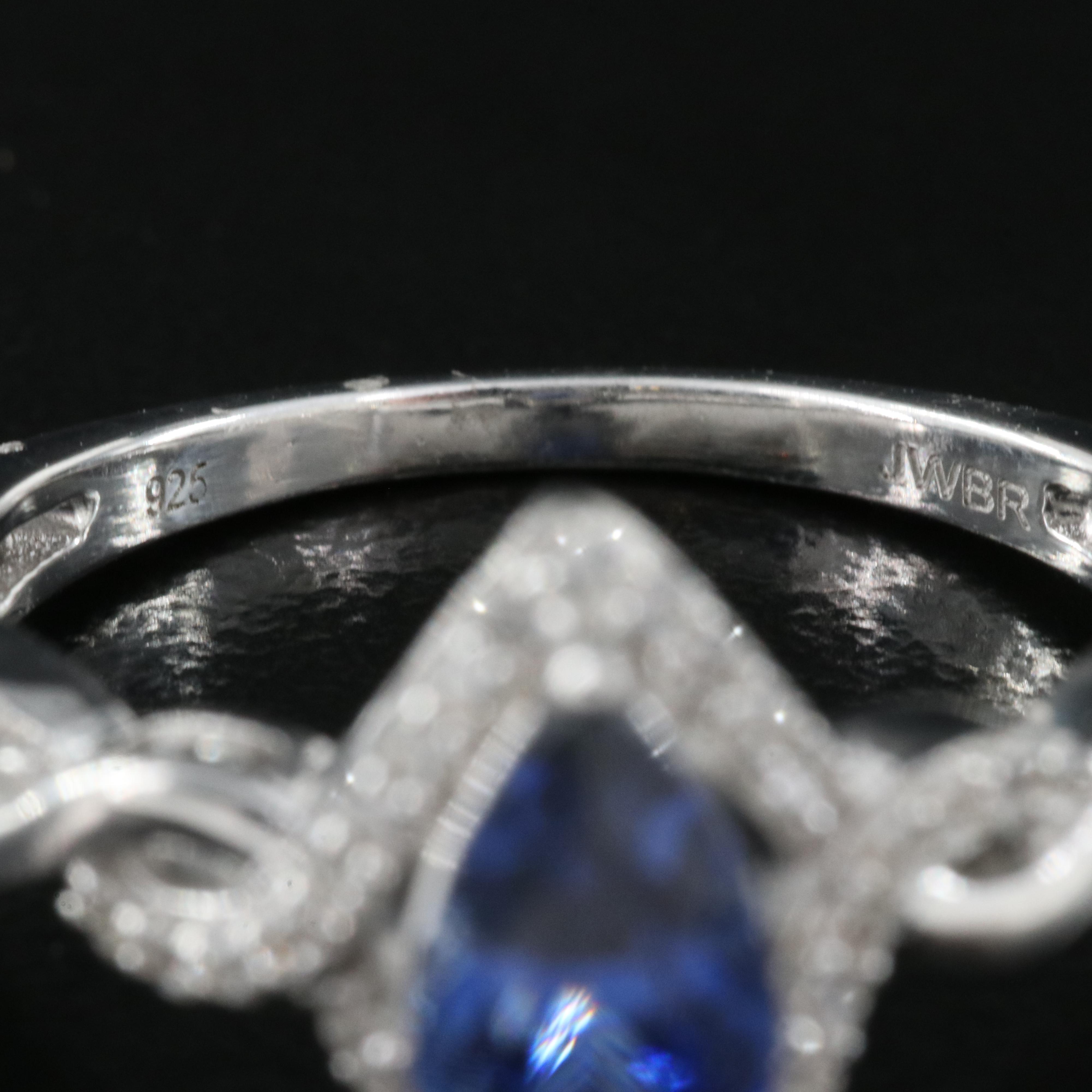 Sterling Sapphire Ring